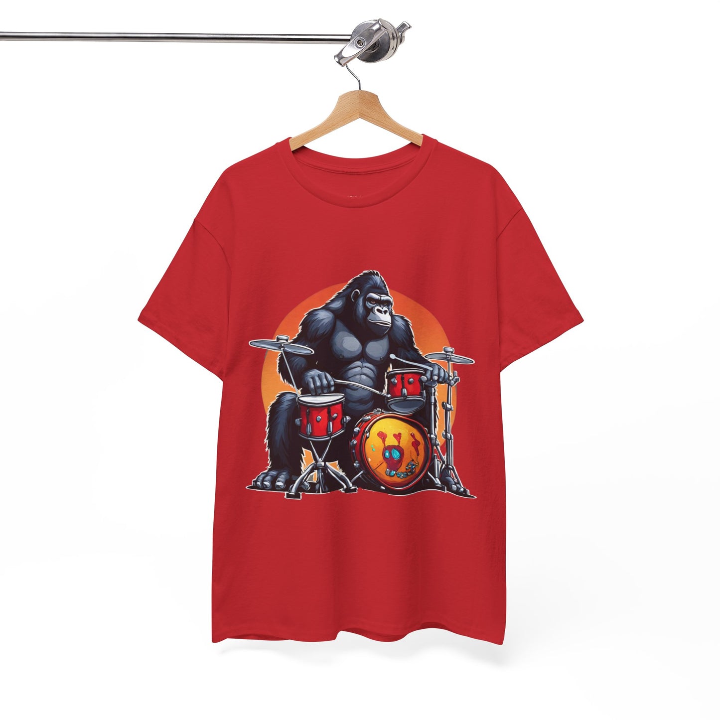 Camiseta deportiva Groove Gorilla Drummer Flashlander