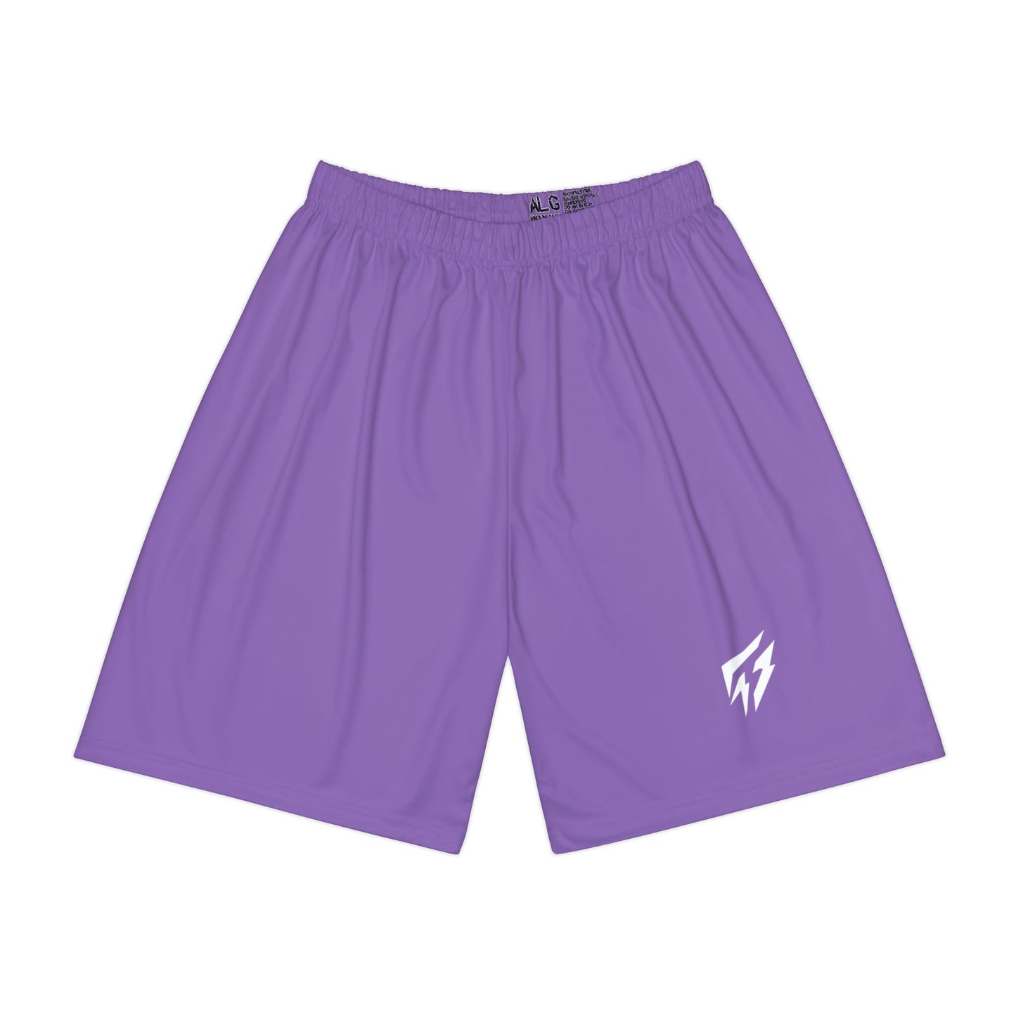 Flashlander ALG Performance Men’s Sports Shorts (AOP) Light Purple