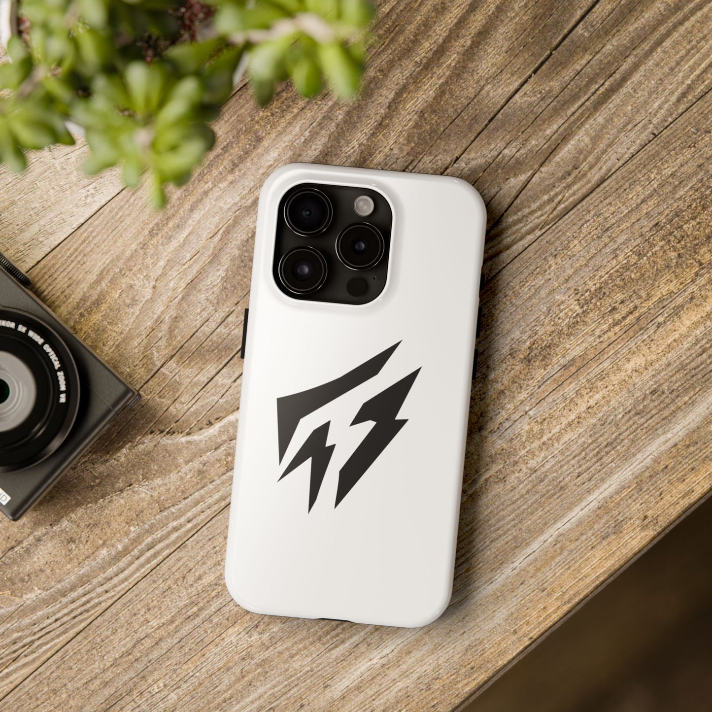 Flashlander Thunders Tough Phone Cases for all Iphone and Samsung Galaxy White