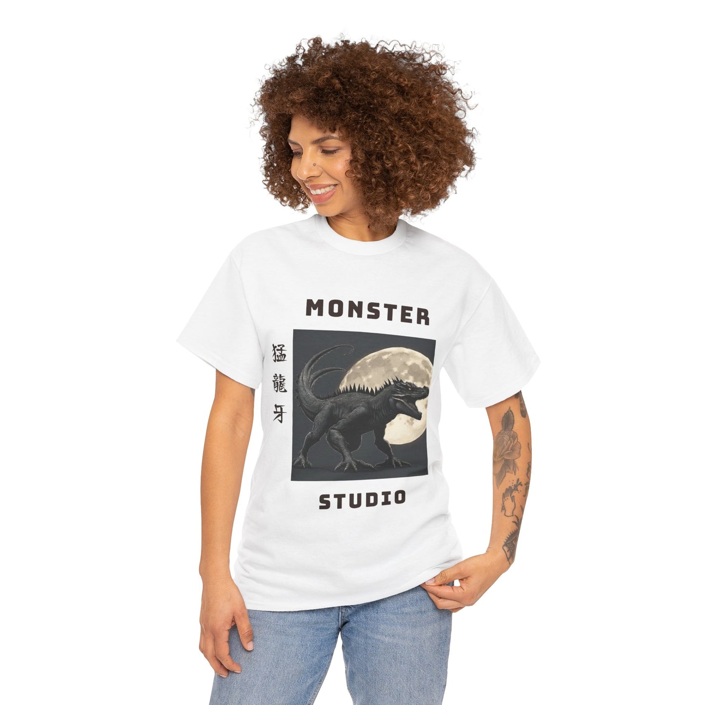 Vintage Monster Studio Japanese Custom Name - Flashlander Gym Shirt