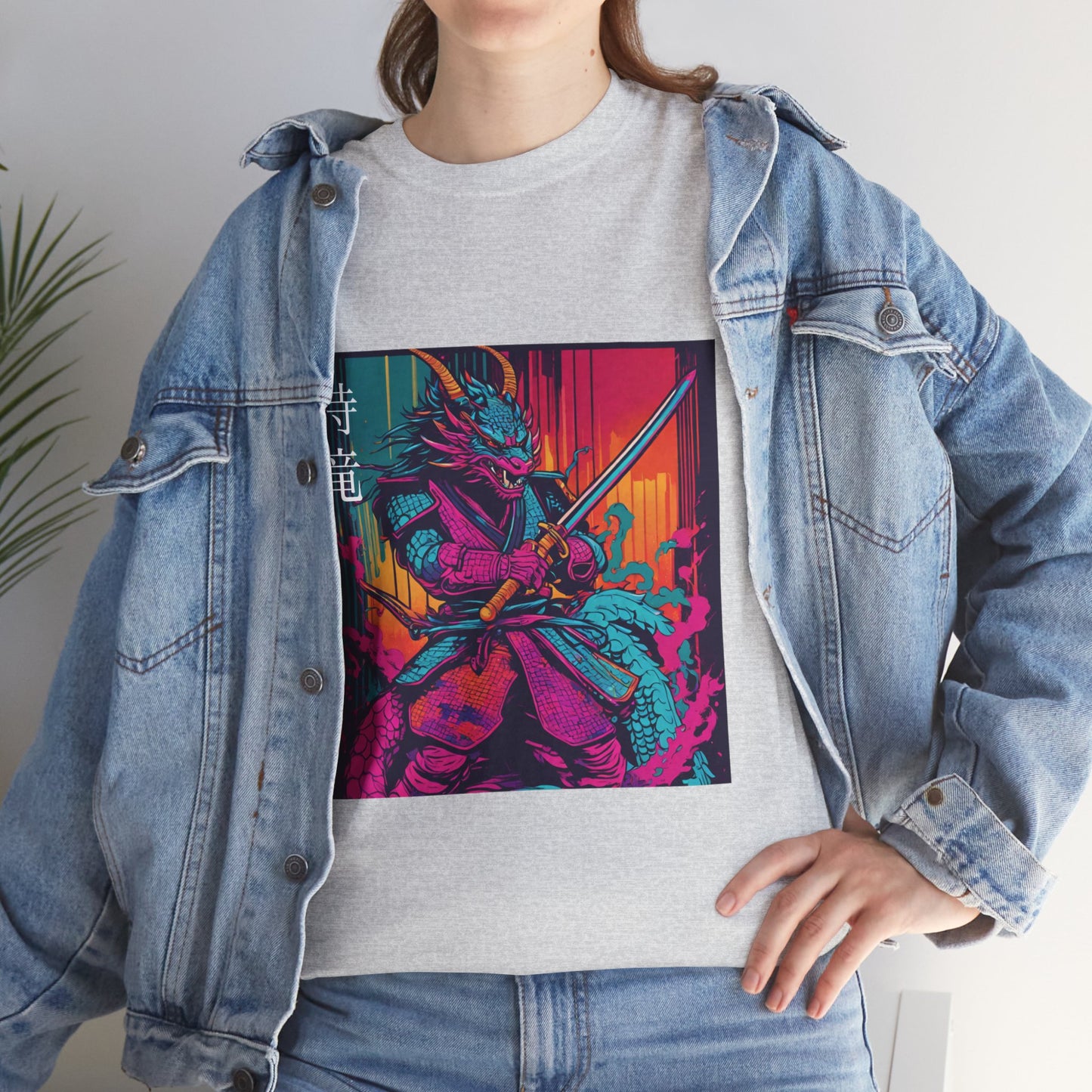 Dragon Samurai Pop Art - Flashlander Gym Shirt