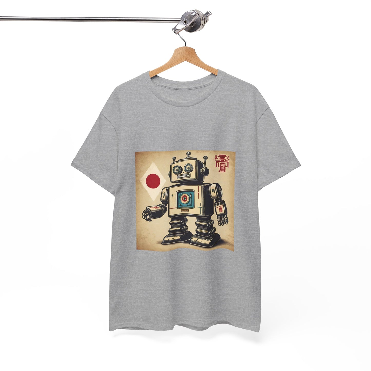 Camiseta deportiva con diseño de robot japonés vintage - Flashlander