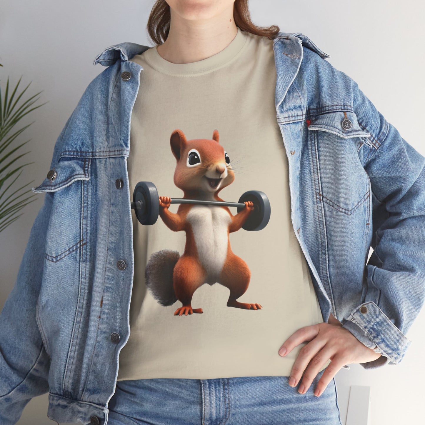 Squirrel Weightlifting Vintage Gym Shirt - Flashlander Graphic Tee