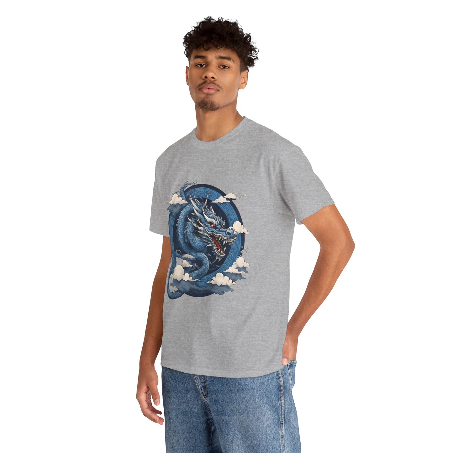 Dragon bleu japonais - T-shirt de sport Flashlander