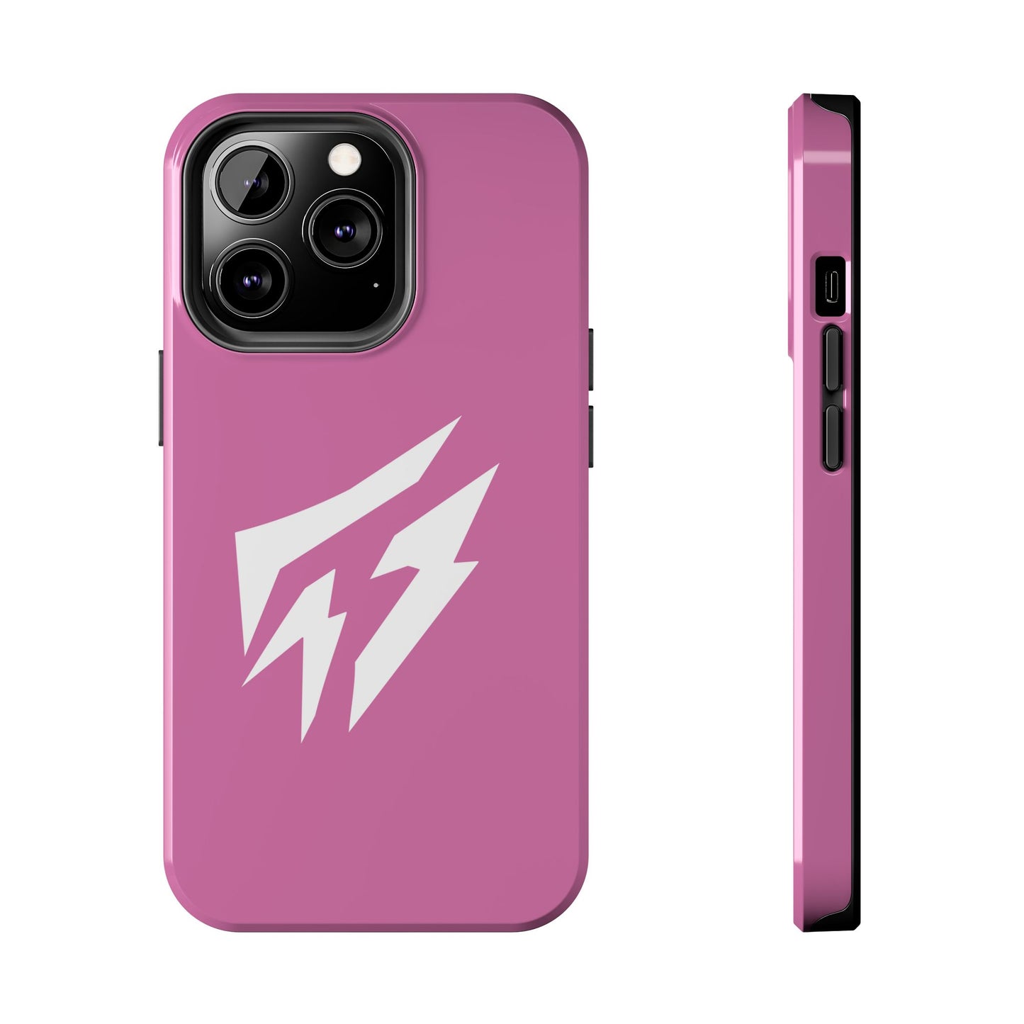 Flashlander Thunders Tough Phone Cases for all Iphone and Samsung Galaxy Light Pink