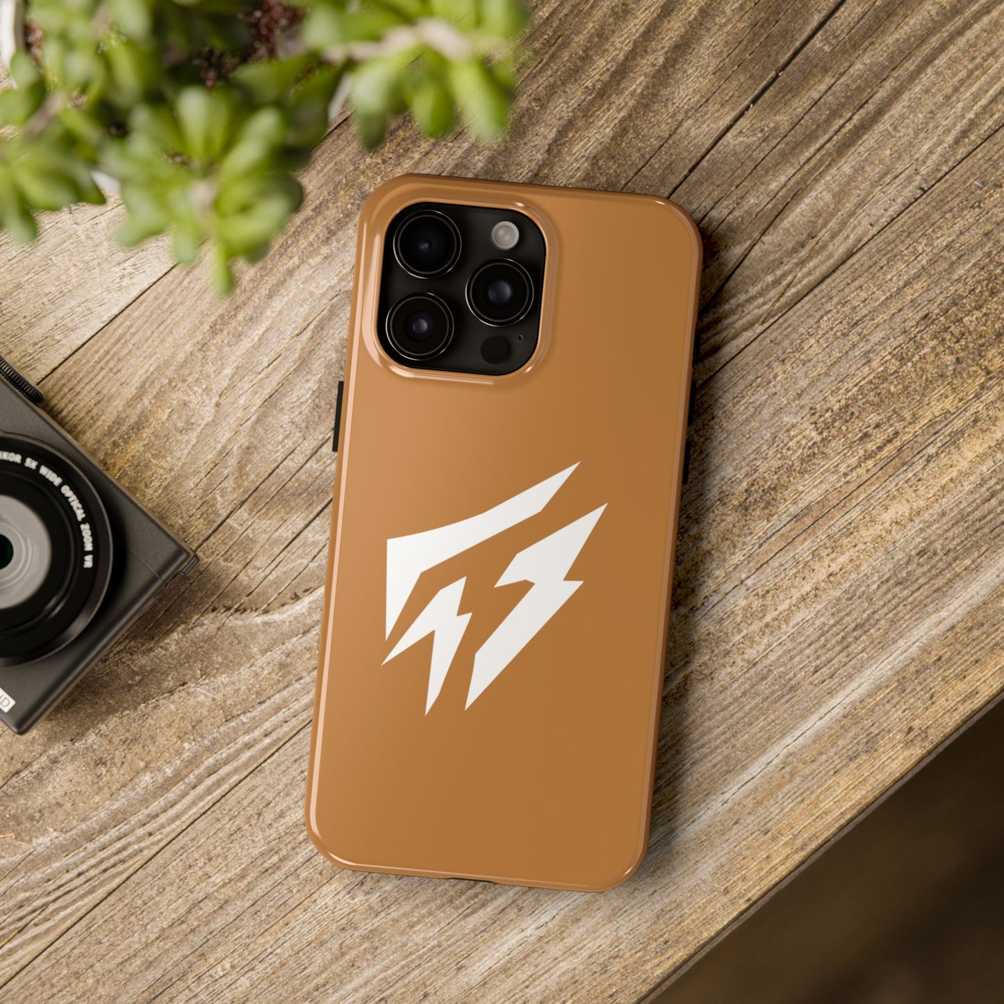 Flashlander Thunders Tough Phone Cases for all Iphone and Samsung Galaxy Light Brown