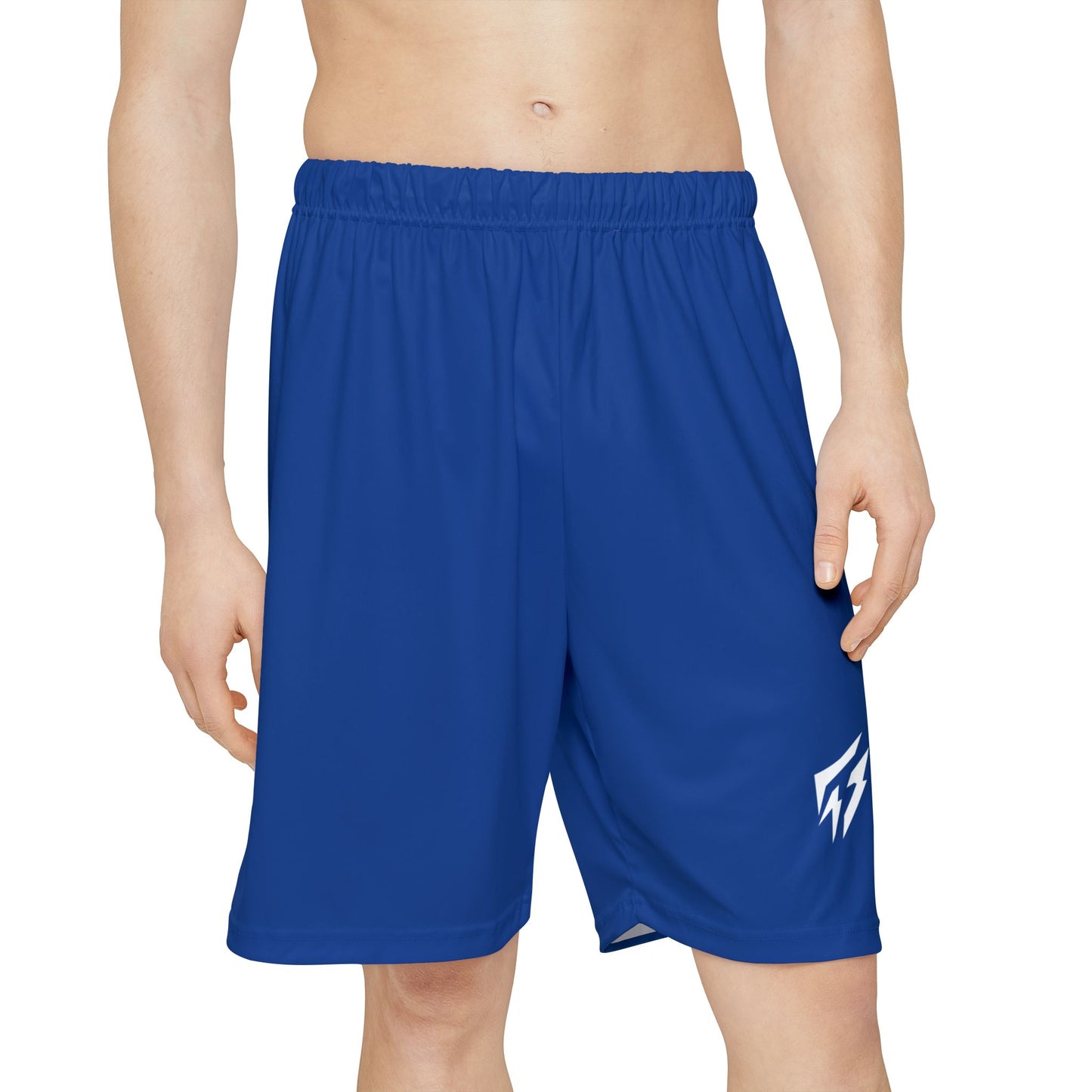 Short de sport pour homme Flashlander ALG Performance (AOP) Bleu foncé marine