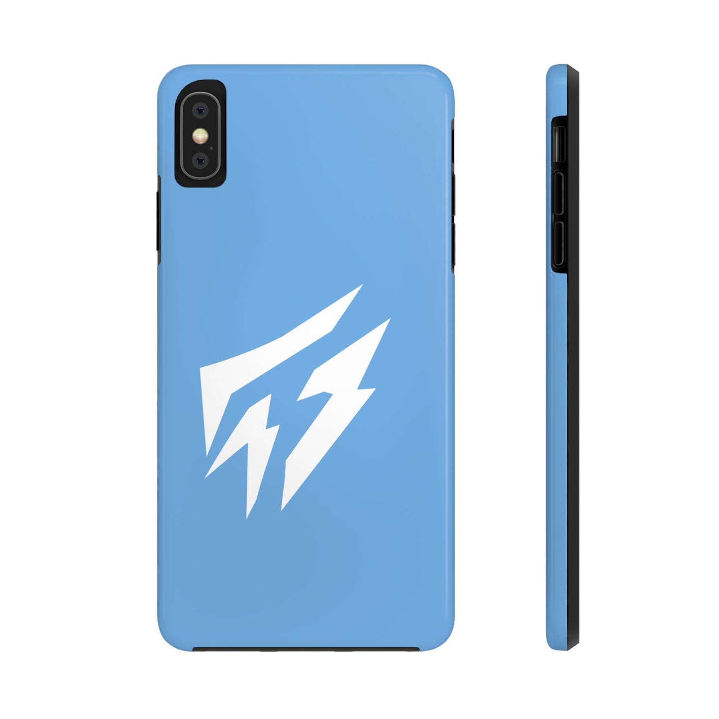 Flashlander Thunders Tough Phone Cases for all Iphone and Samsung Galaxy Light Blue