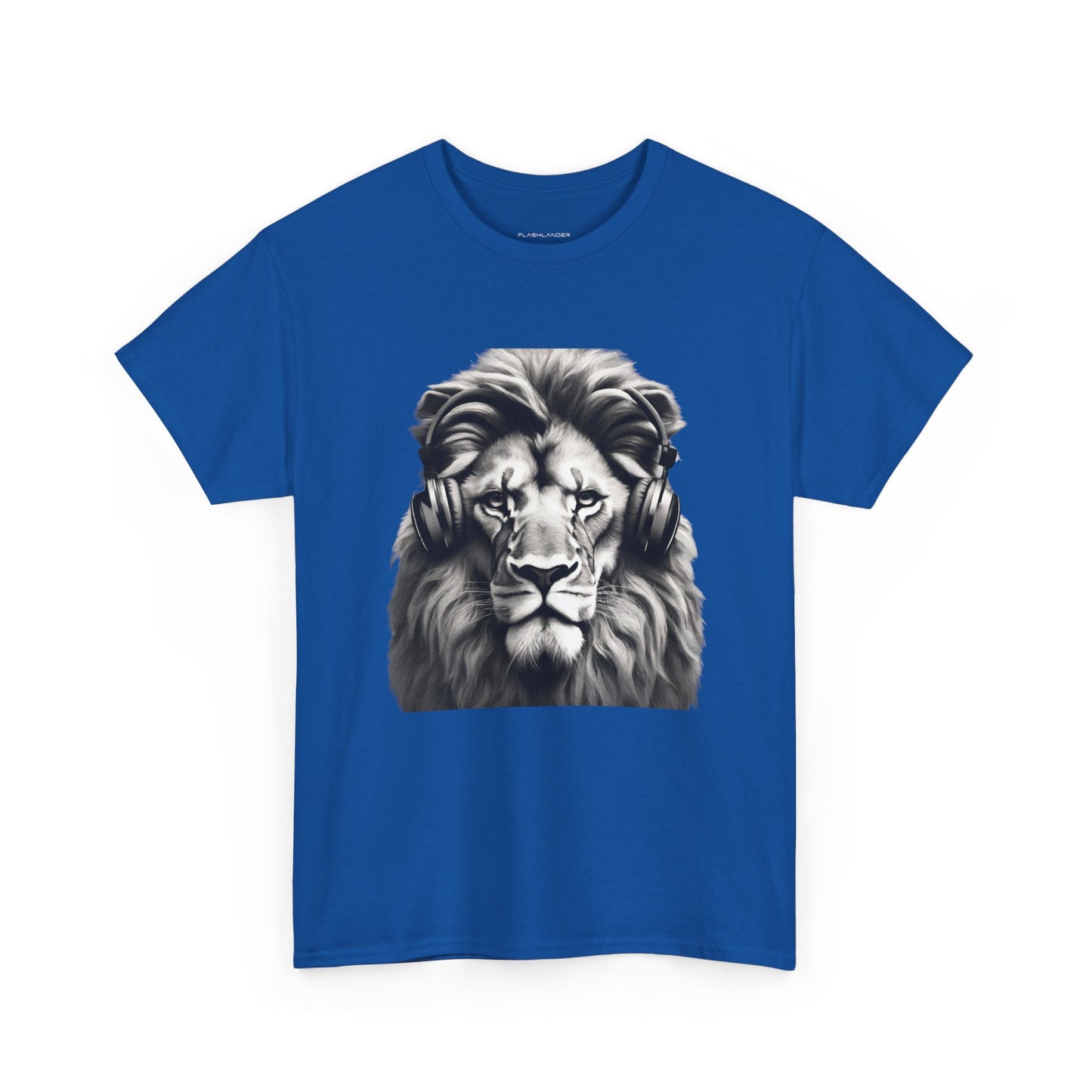 Lion Training with Headphones - Flashlander Gym Shirt