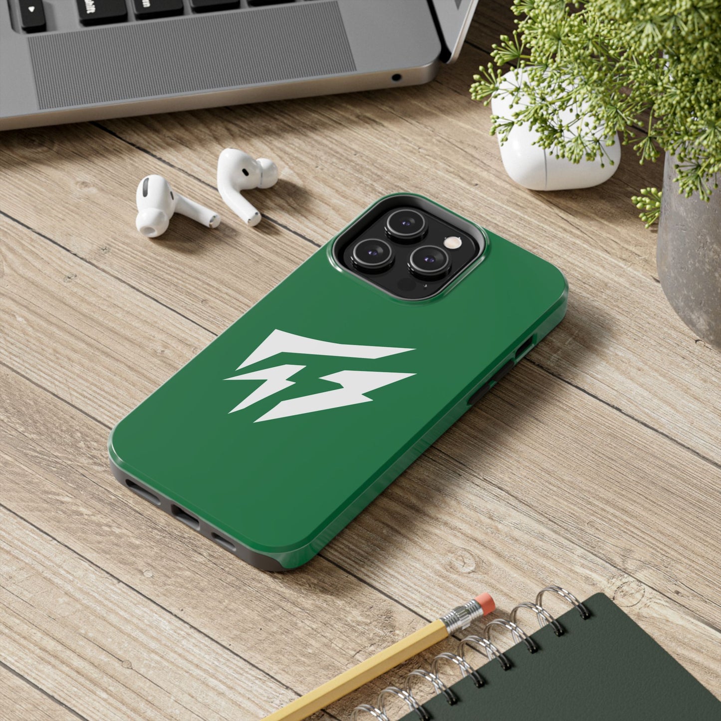 Flashlander Thunders Tough Phone Cases for all Iphone and Samsung Galaxy Dark Green