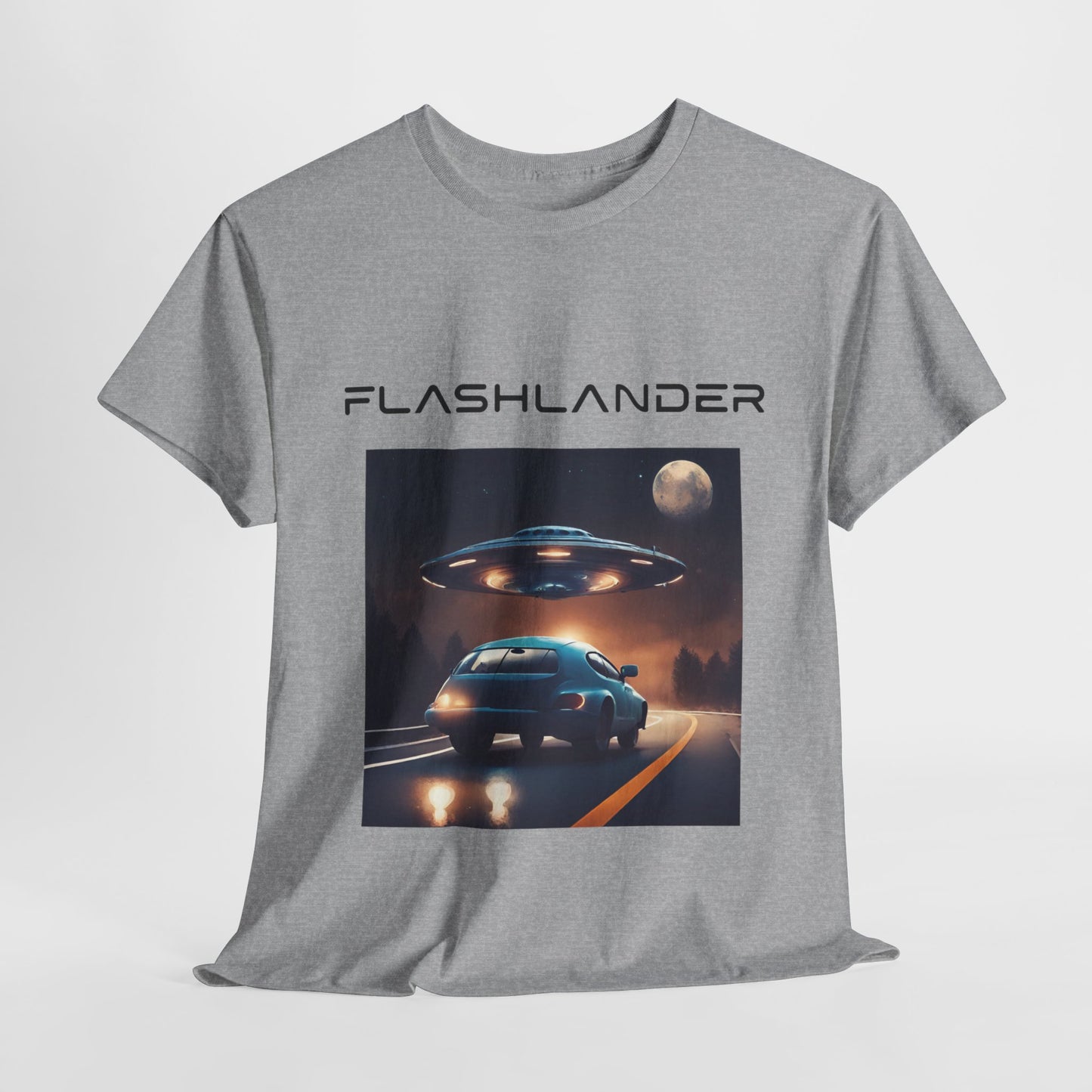 Retro UFO Alien Flashlander Gym Shirt