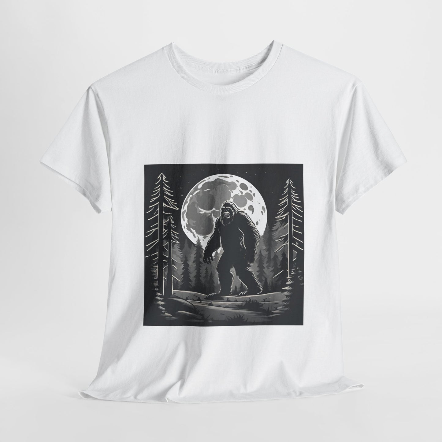 Camisa Bigfoot, camisa Sasquatch, camisa divertida Bigfoot, camisa de senderismo, camisa Yeti, camisa frescaUnisex camiseta de algodón pesado Flashlander