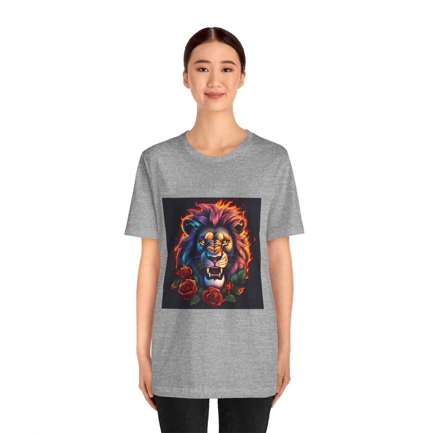 Brave Lion Flames Flashlander Gym Shirt