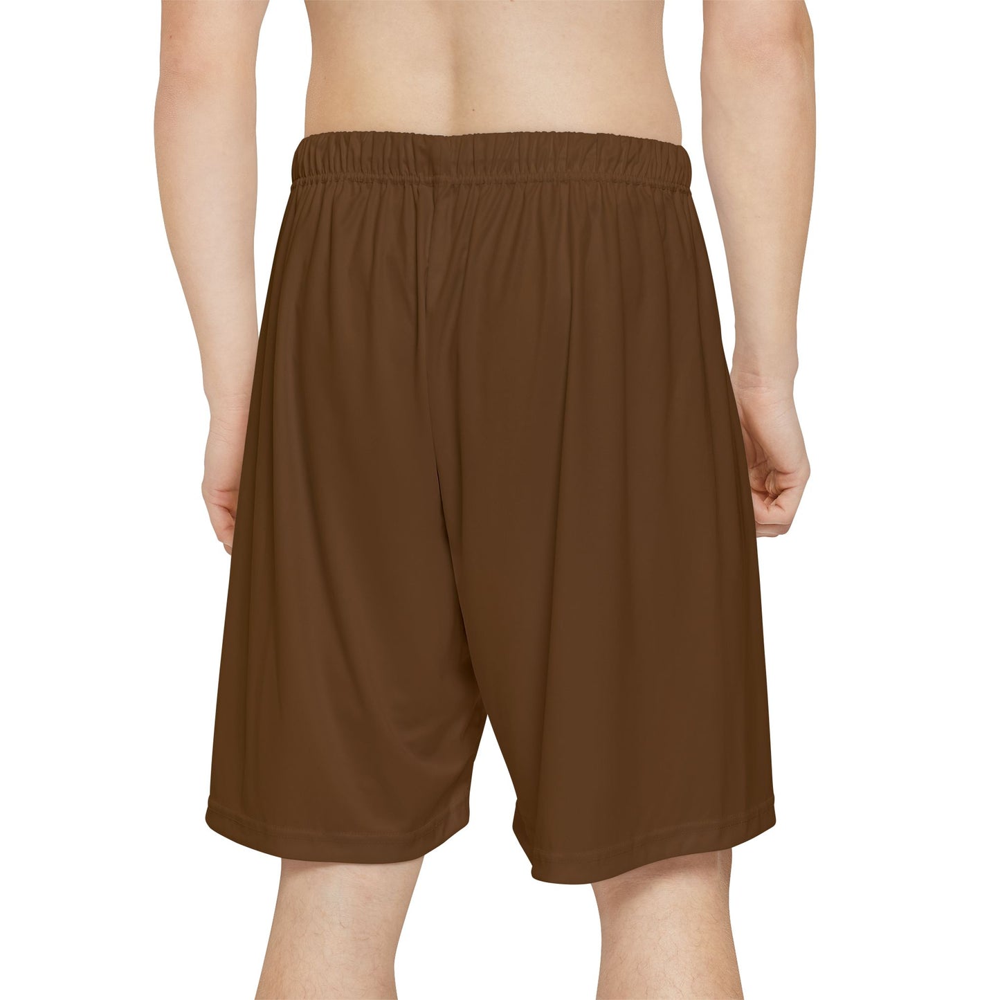 Flashlander ALG Performance Men’s Sports Shorts (AOP) Brown