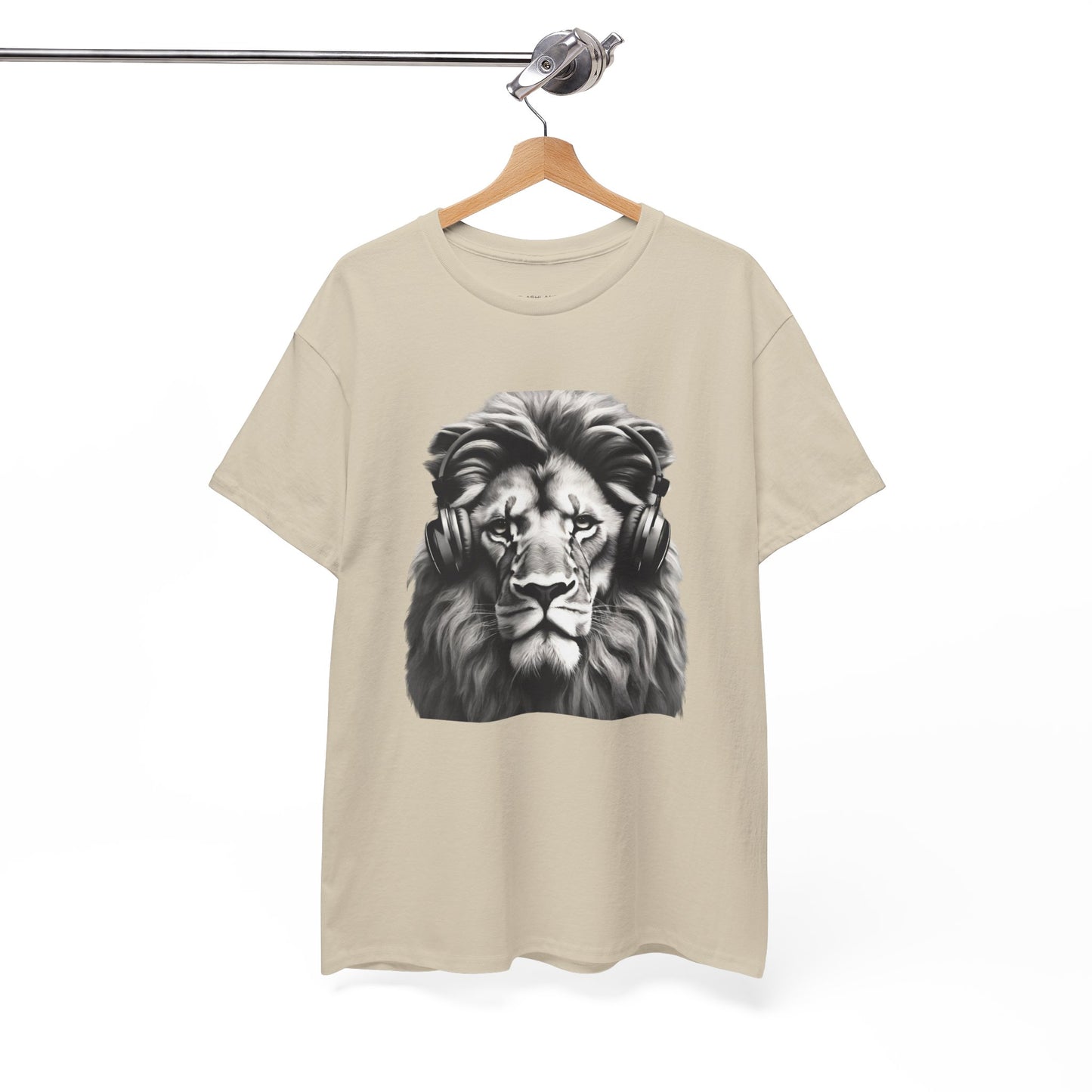 Lion Training with Headphones - Flashlander Gym Shirt