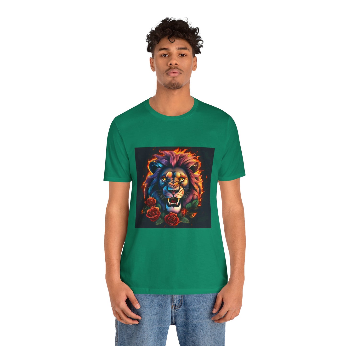 Brave Lion Flames Flashlander Gym Shirt