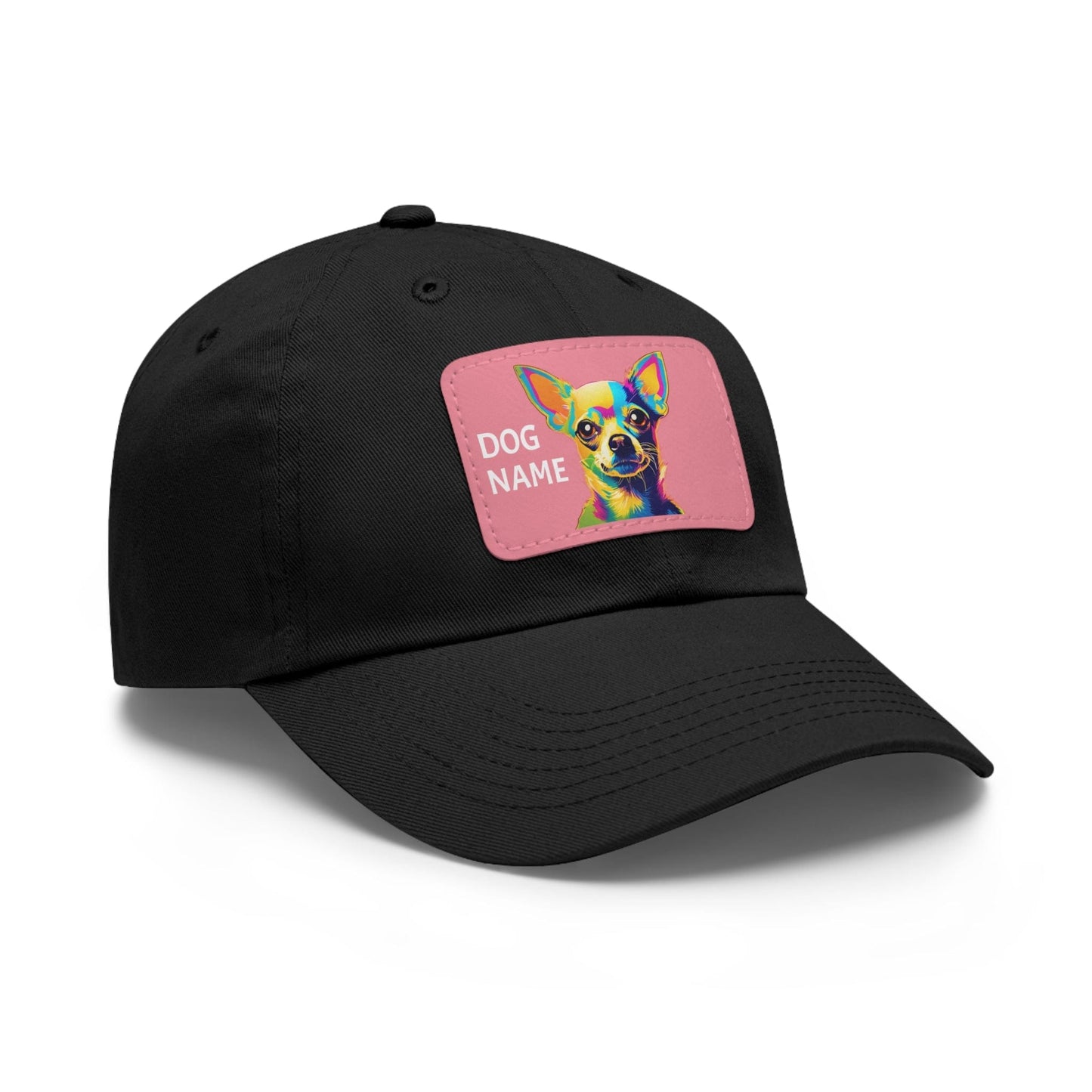 Chihuahua Dog Hat Sportswear Cap Chihuahua Cap Chihuahua Hat Chihuahua Dog Cap Pop Art Hat Dad Hat with Patch (Rectangle) Baseball Cap Custom Hat Flashlander