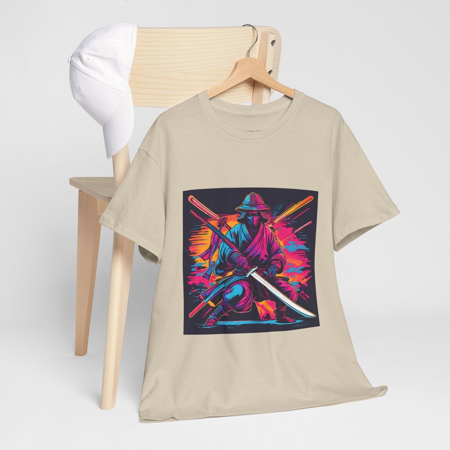 Samurai Warrior Sunset - Flashlander Gym Shirt