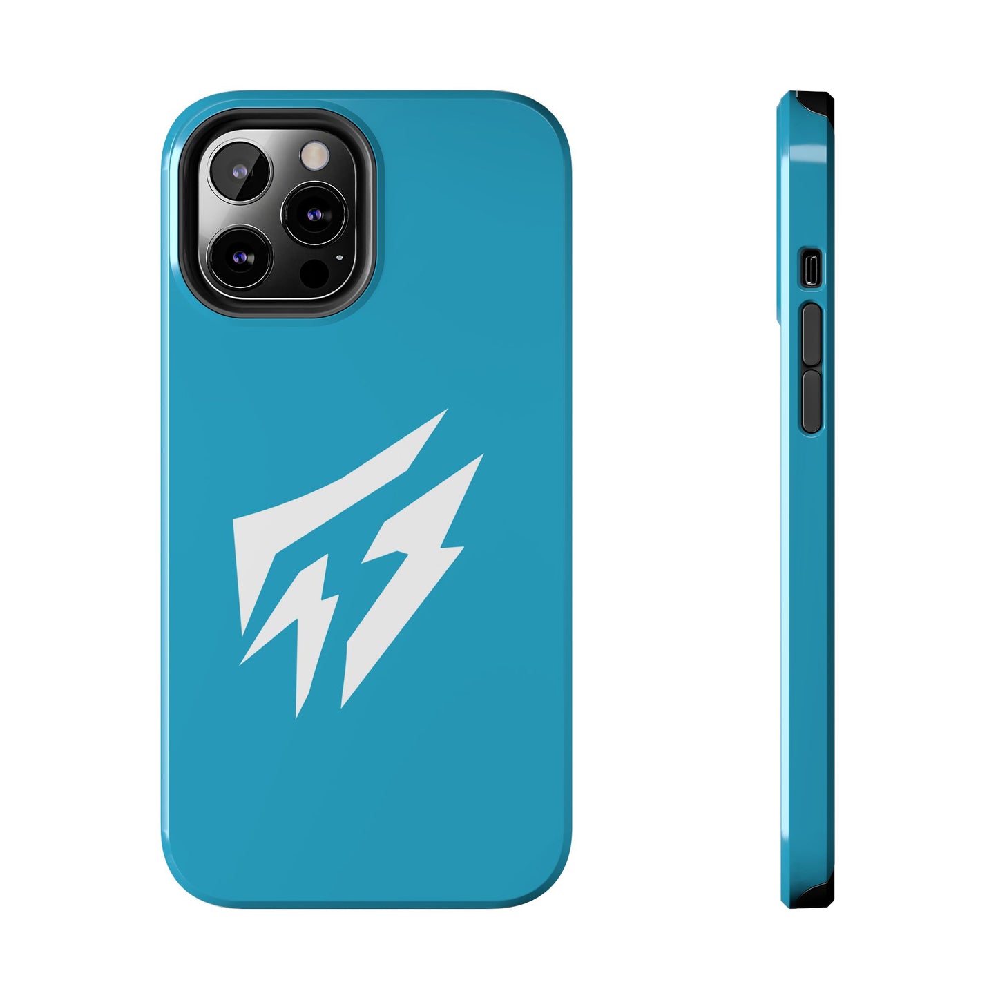 Flashlander Thunders Tough Phone Cases for all Iphone and Samsung Galaxy Blue Aqua Turquoise