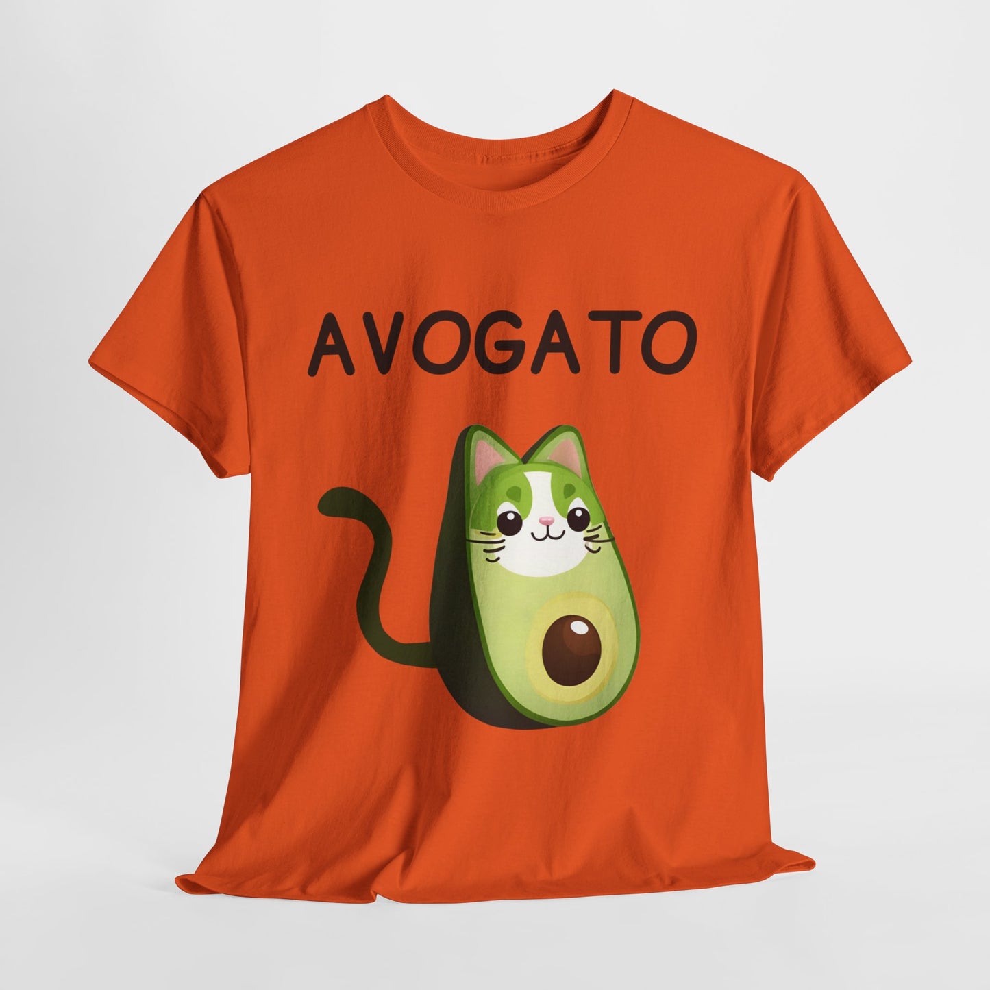 Avogato Funny Avocado Cat Face - Flashlander Gym Shirt