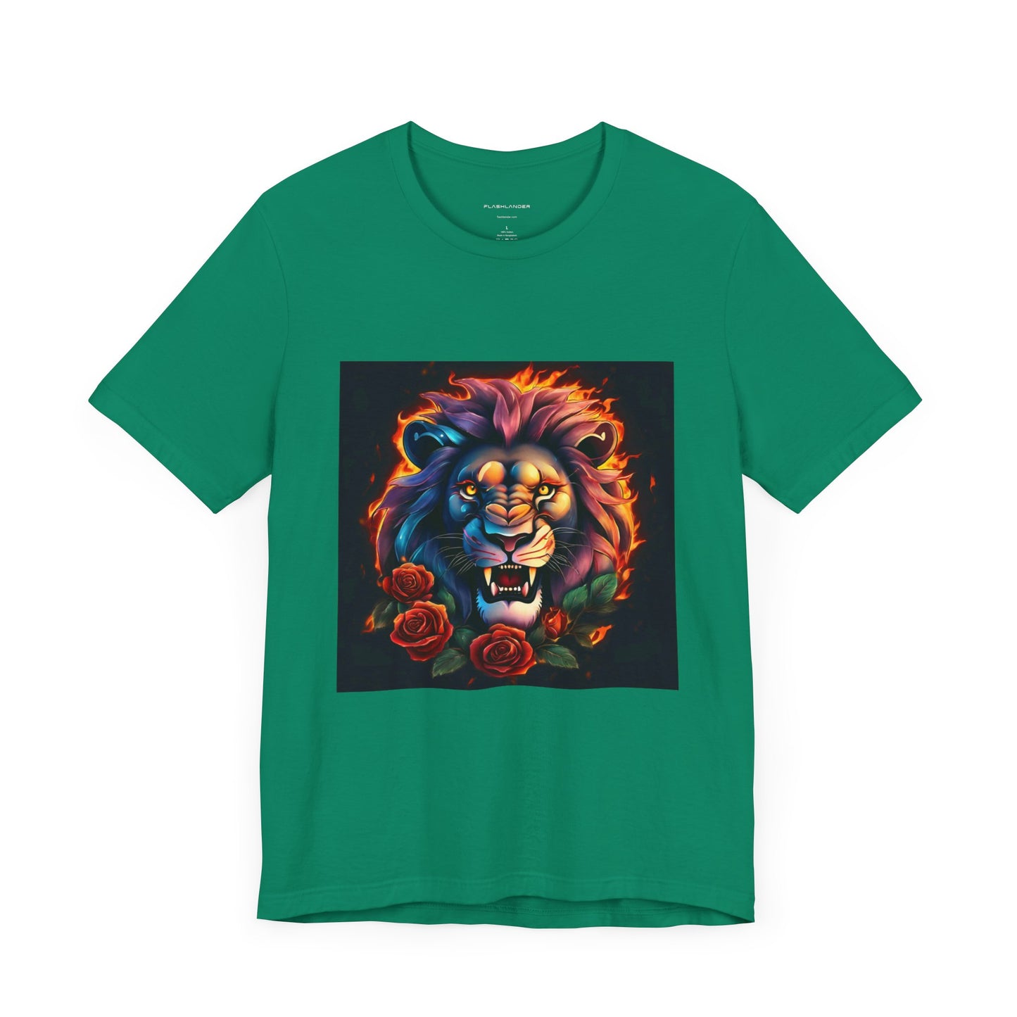 Brave Lion Flames Flashlander Gym Shirt