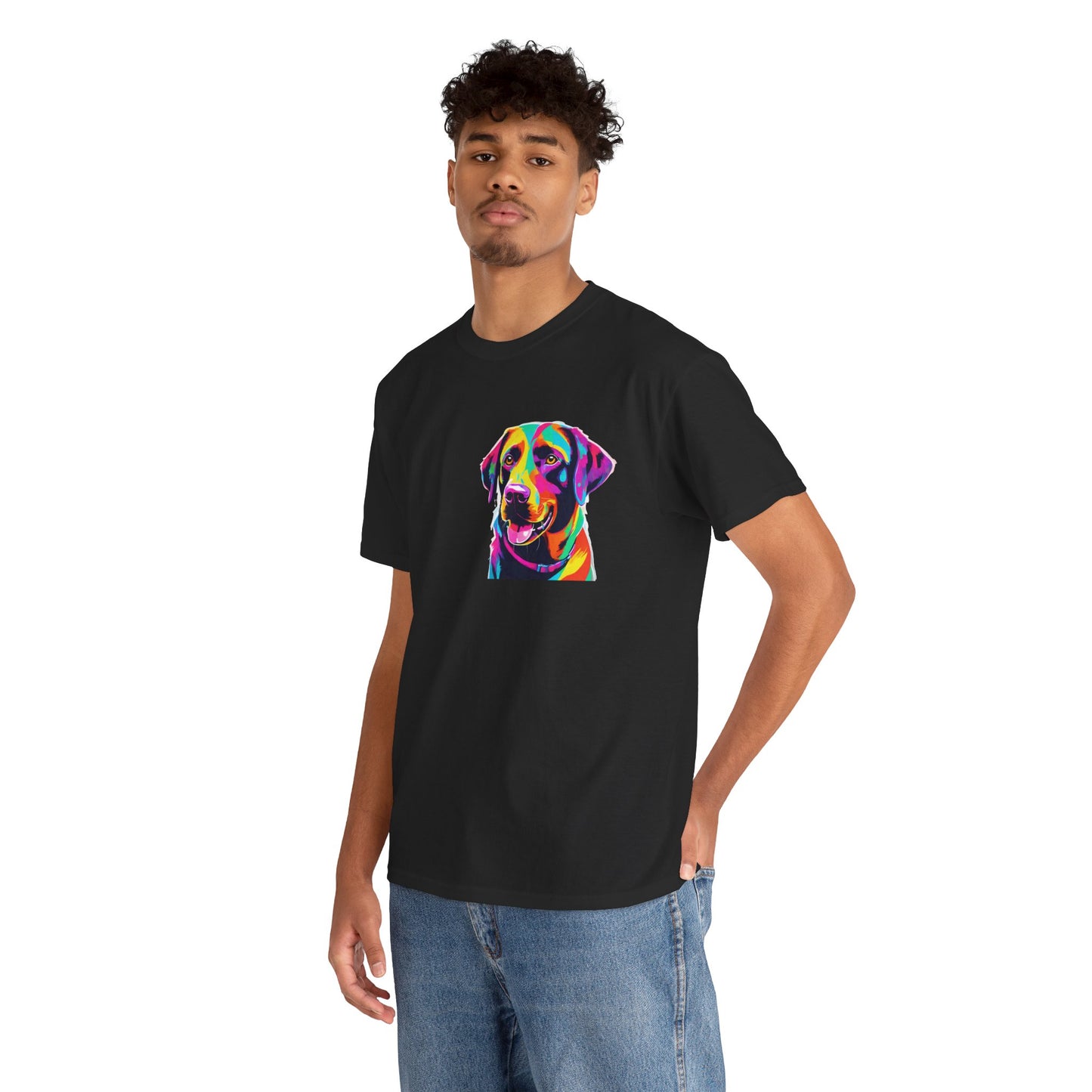 Pop Art Lab Dog in the Heart Flashlander Gym Shirt