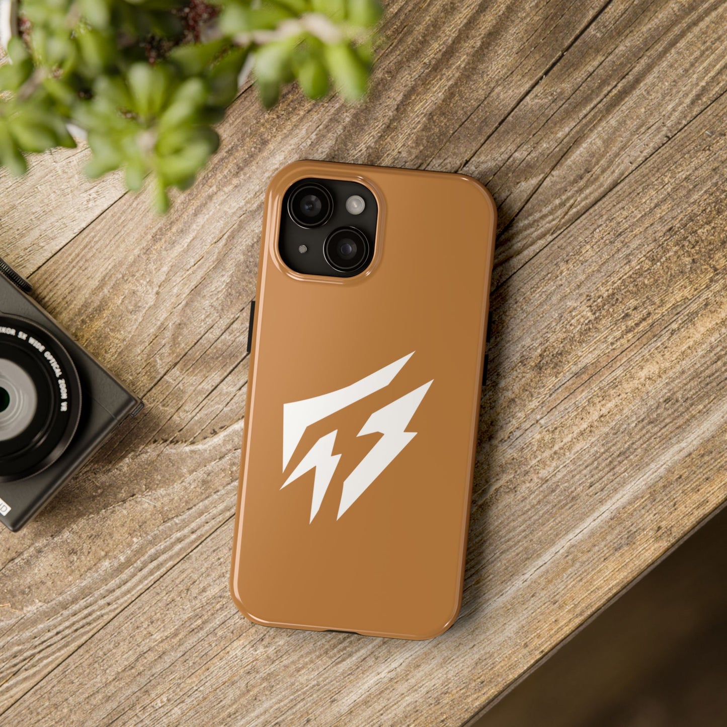 Flashlander Thunders Tough Phone Cases for all Iphone and Samsung Galaxy Light Brown