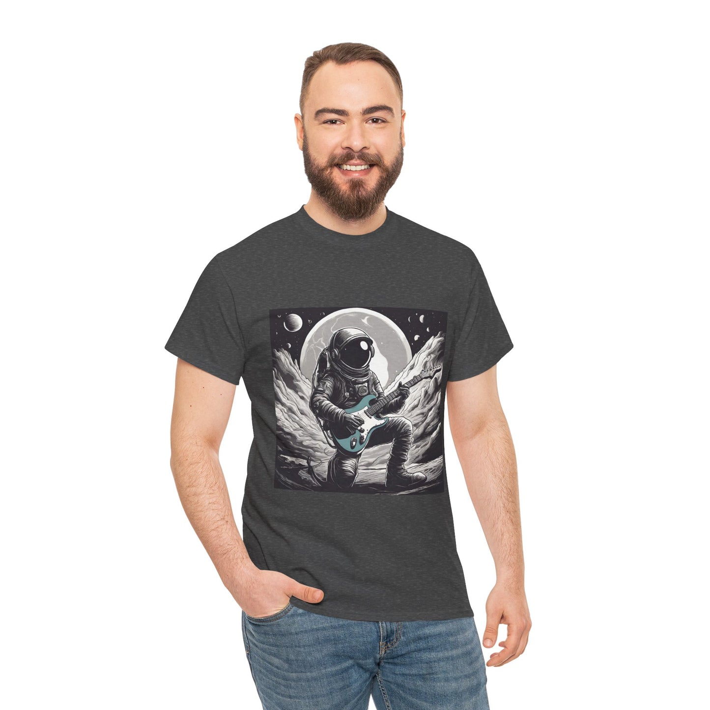 Galactic Jam Rockstar Astronaut Flashlander Gym Shirt