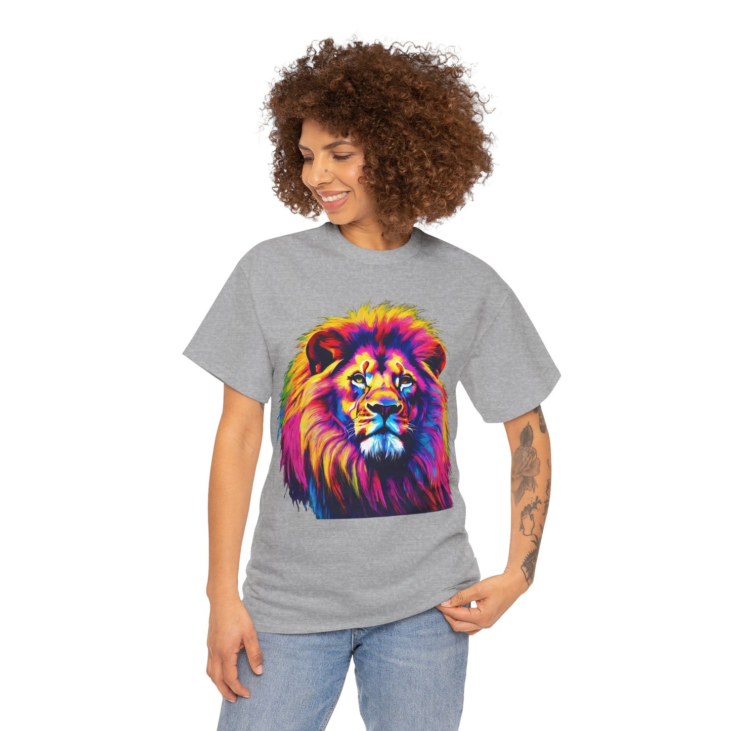 Lion Art Pop T-Shirt Flashlander