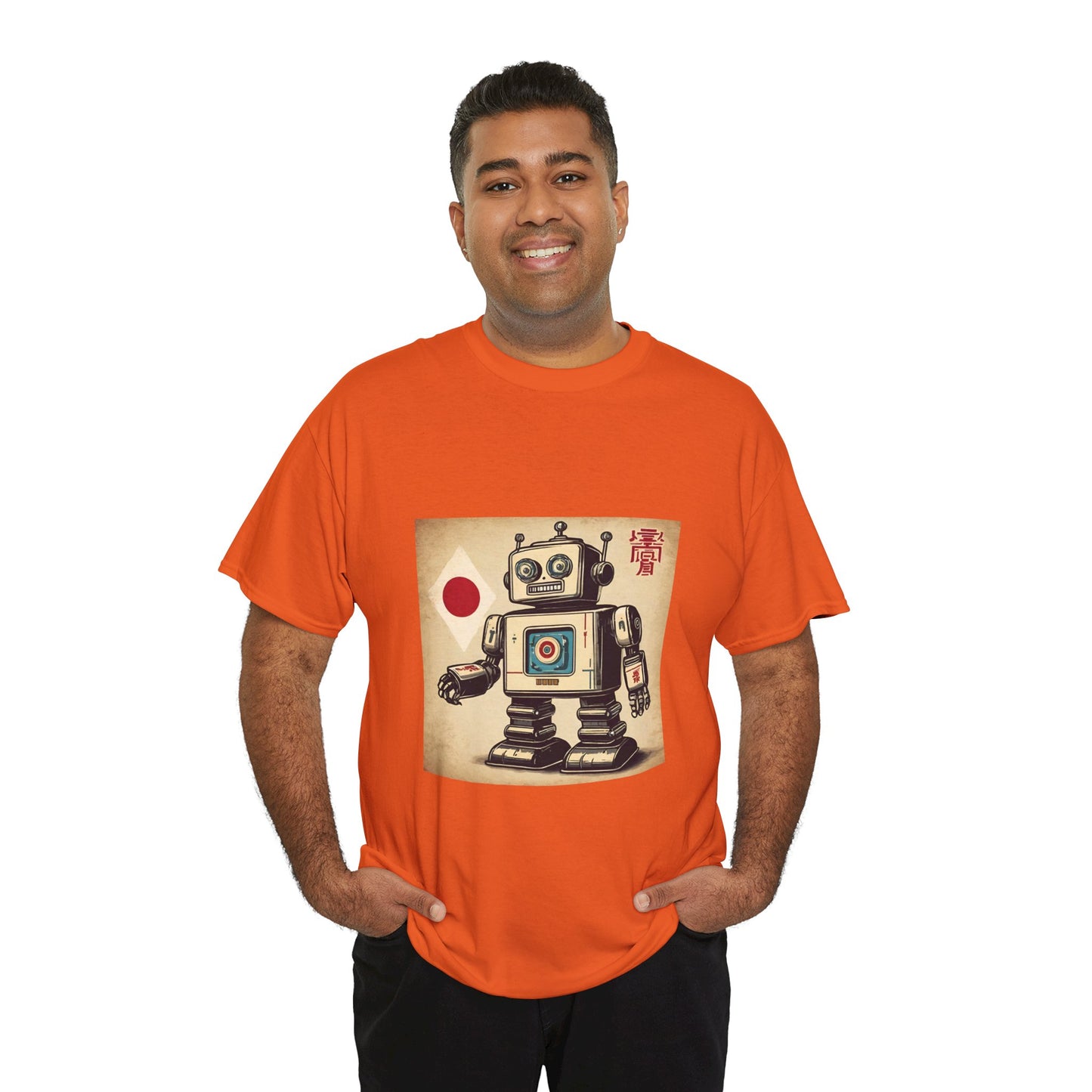 Camiseta deportiva con diseño de robot japonés vintage - Flashlander