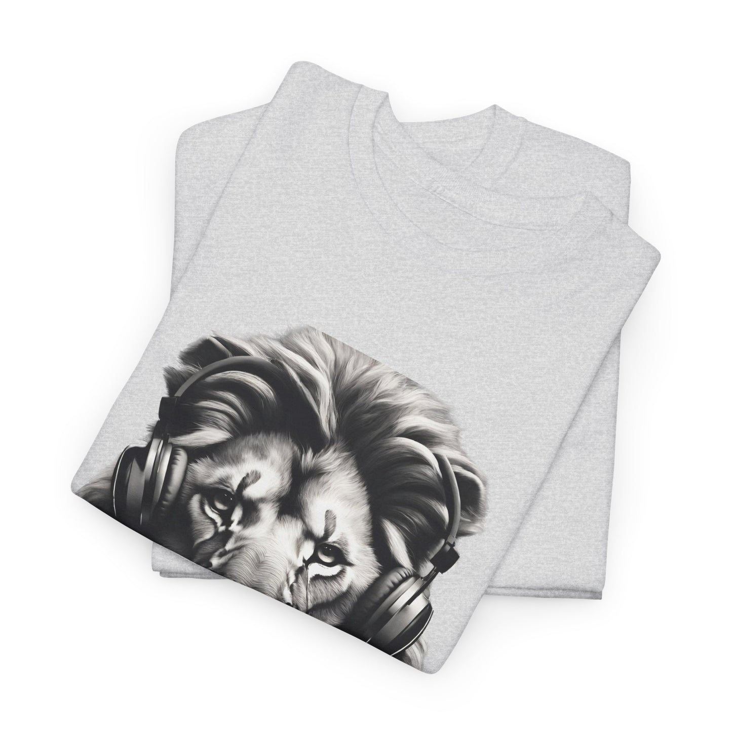 Lion Training with Headphones - Flashlander Gym Shirt