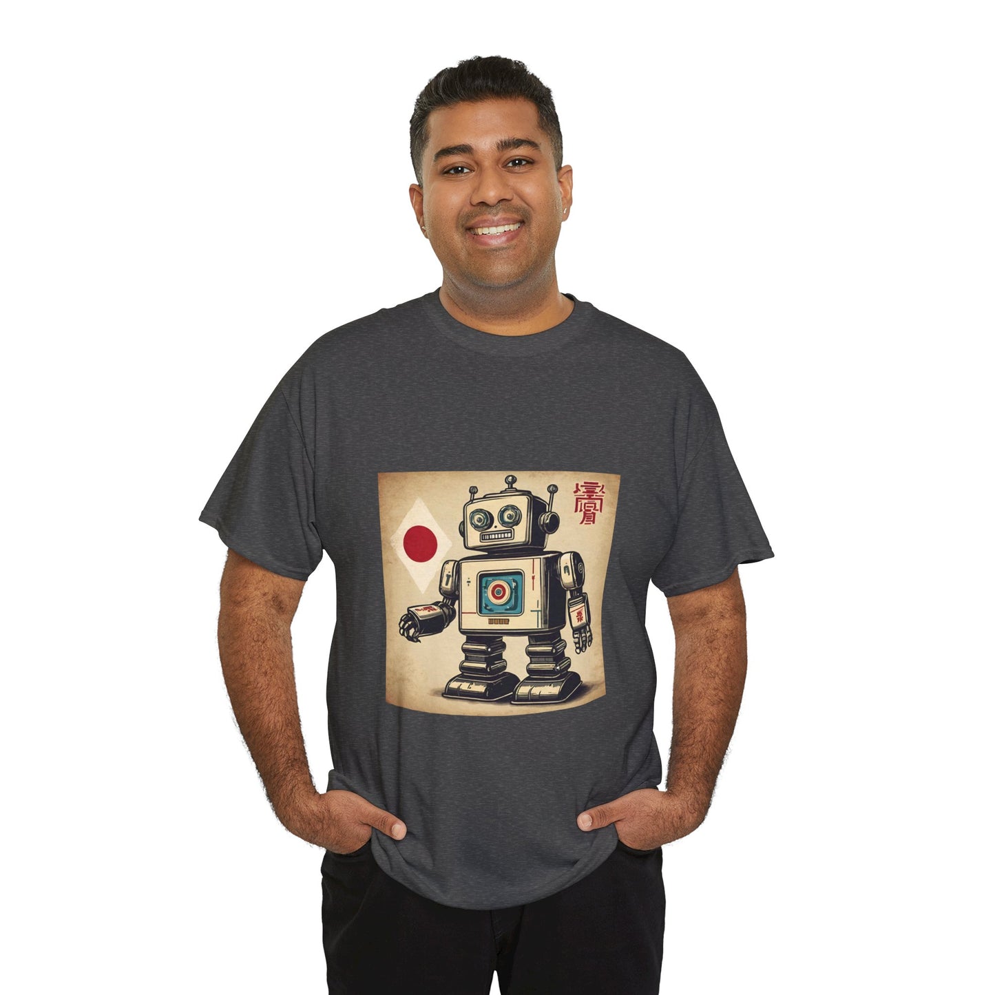 Camiseta deportiva con diseño de robot japonés vintage - Flashlander