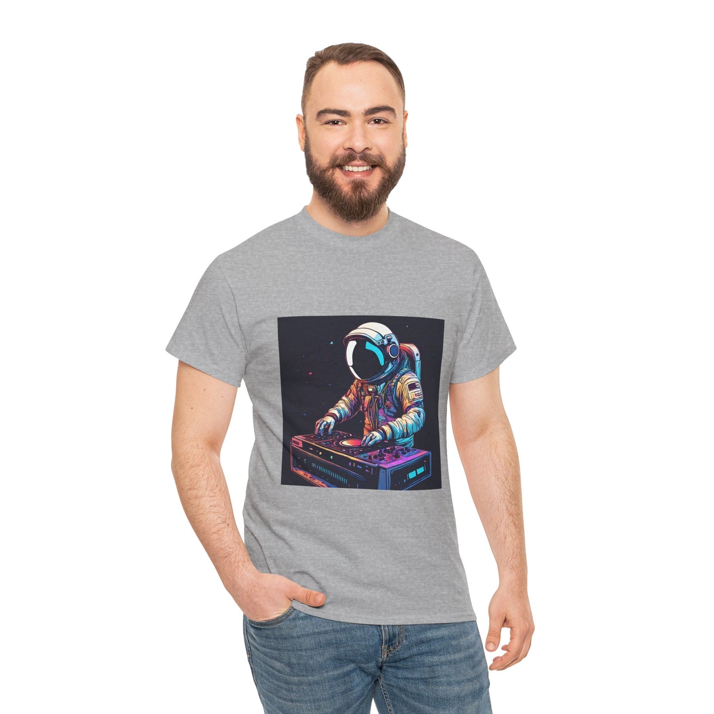 Astronaut Techno DJ Flashlander Gym Shirt