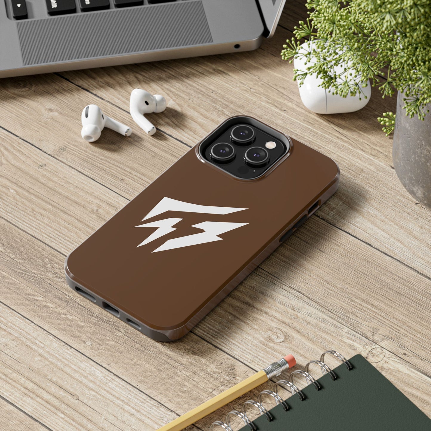 Flashlander Thunders Tough Phone Cases for all Iphone and Samsung Galaxy Brown