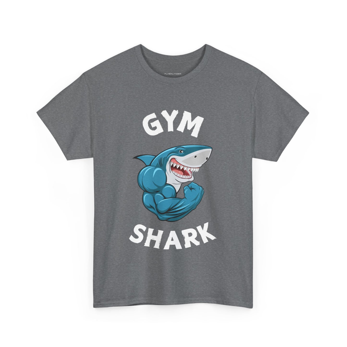 Muscle Gym Shark Bodybuilder Shirt - Flashlander