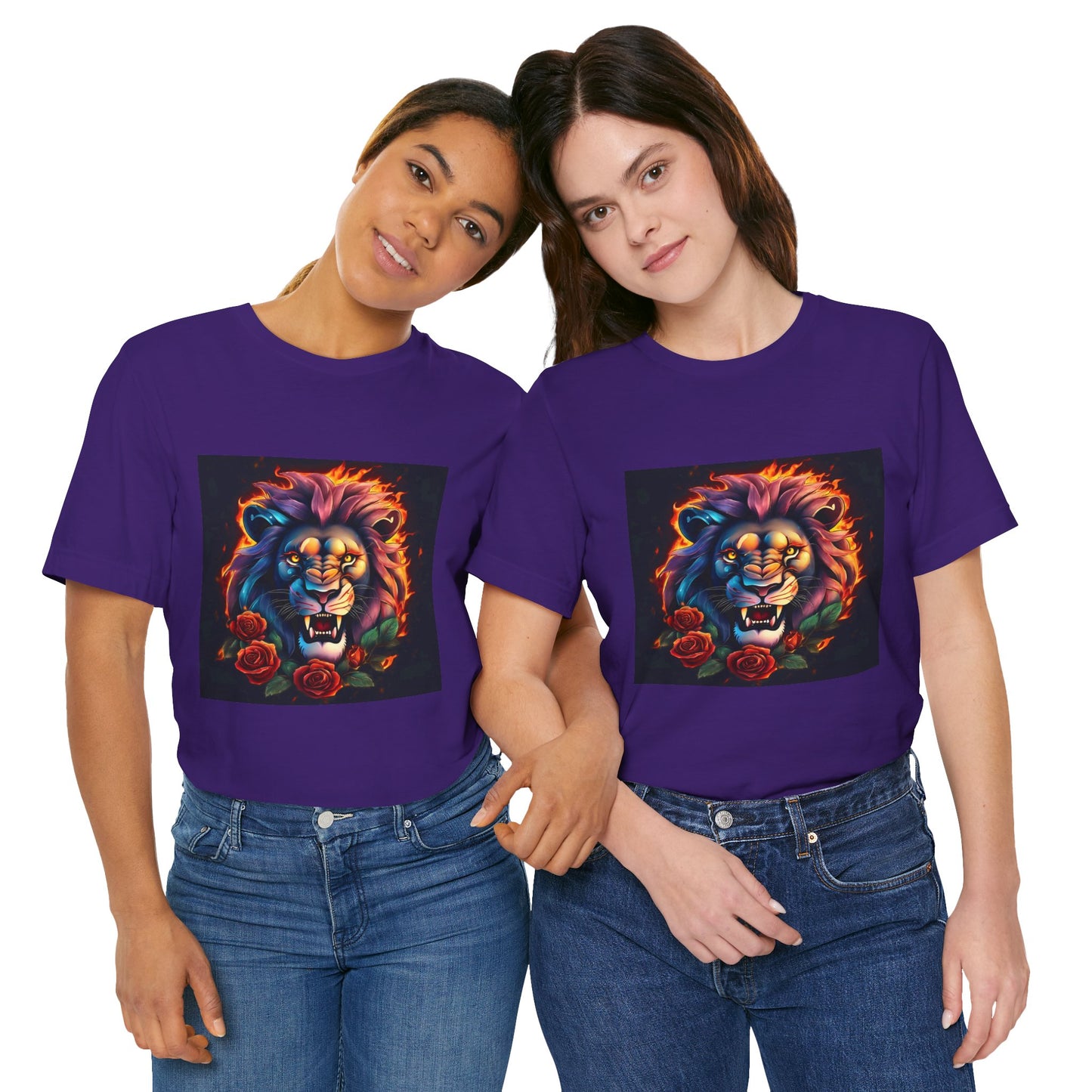 Brave Lion Flames Flashlander Gym Shirt