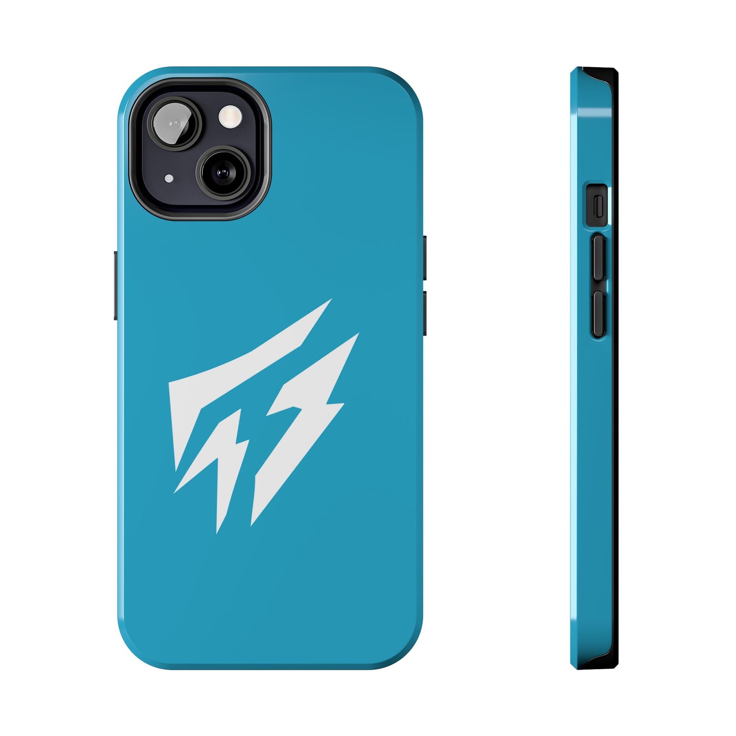 Flashlander Thunders Tough Phone Cases for all Iphone and Samsung Galaxy Blue Aqua Turquoise