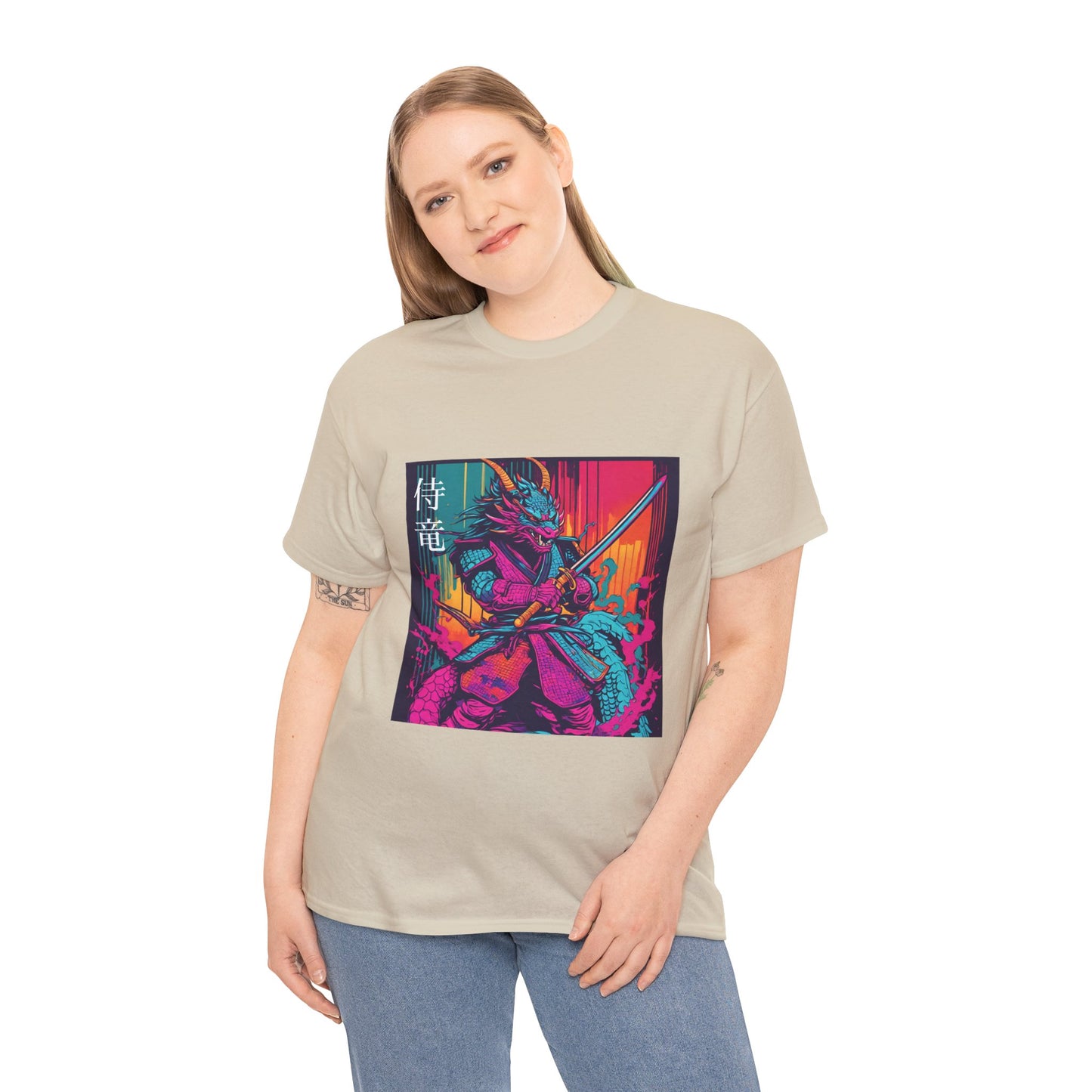 Dragon Samurai Pop Art - Flashlander Gym Shirt