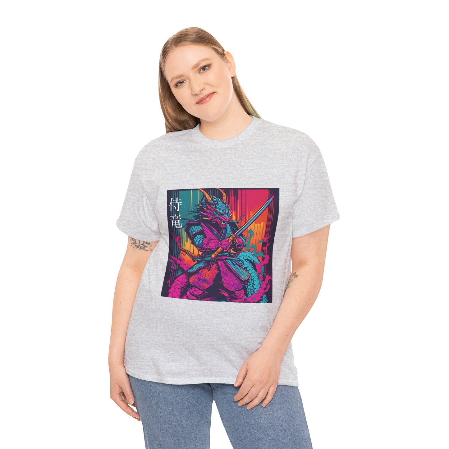 Dragon Samurai Pop Art - Flashlander Gym Shirt