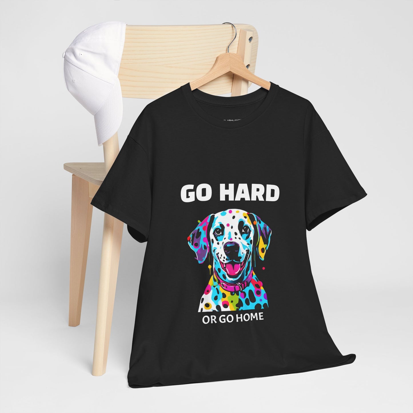 Dalmatian Dog Pop Art  - Go Hard Or Go Home Flashlander Gym Shirt