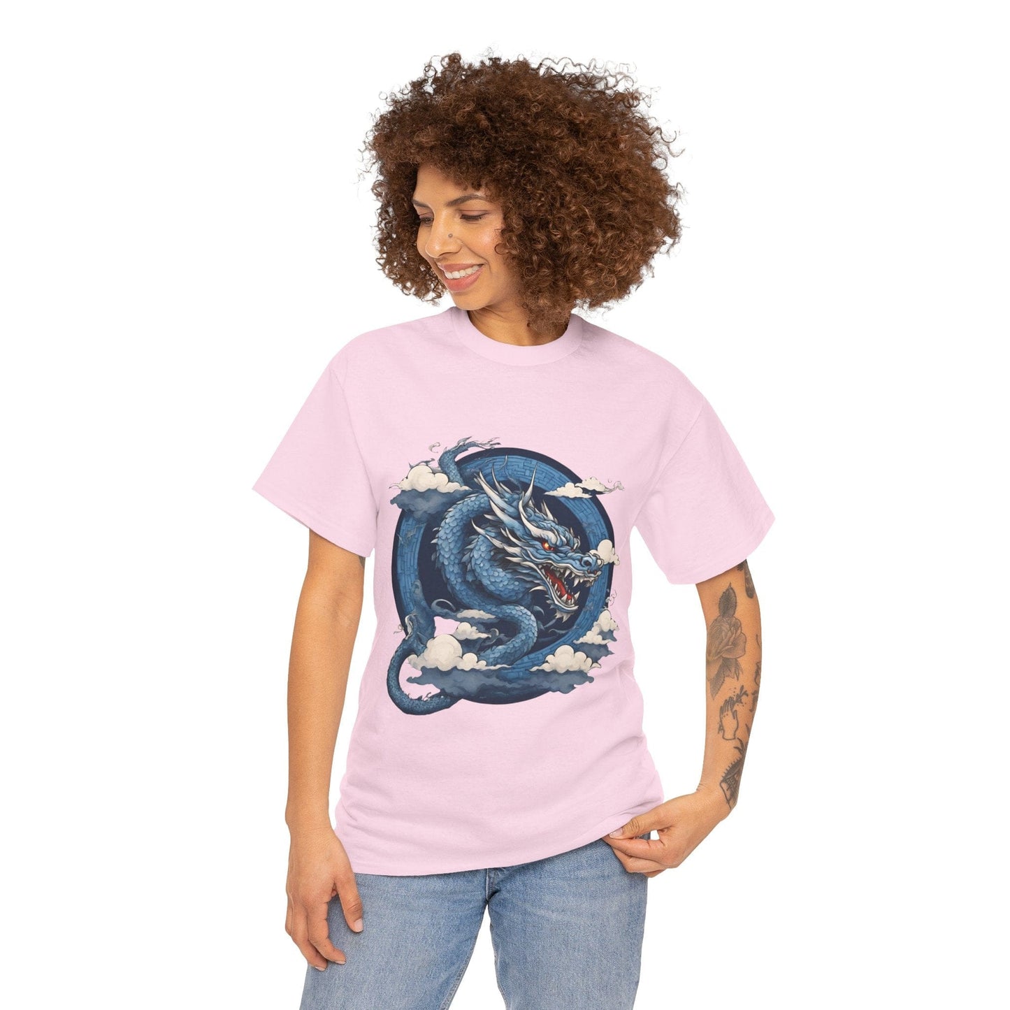 Dragon bleu japonais - T-shirt de sport Flashlander