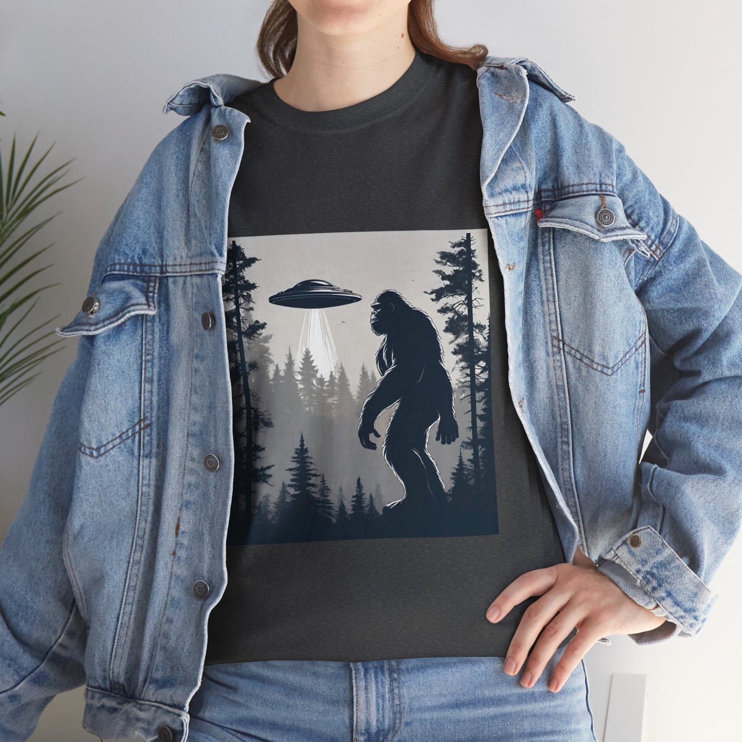 Sasquatch rencontre Bigfoot et OVNI - T-shirt de sport Flashlander