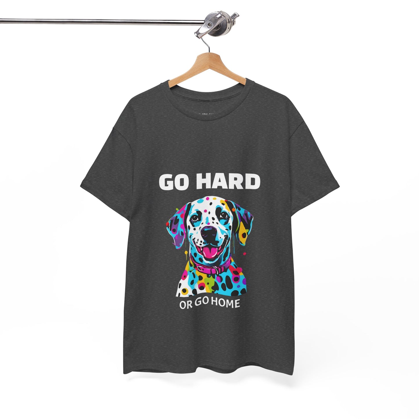 Dalmatian Dog Pop Art  - Go Hard Or Go Home Flashlander Gym Shirt