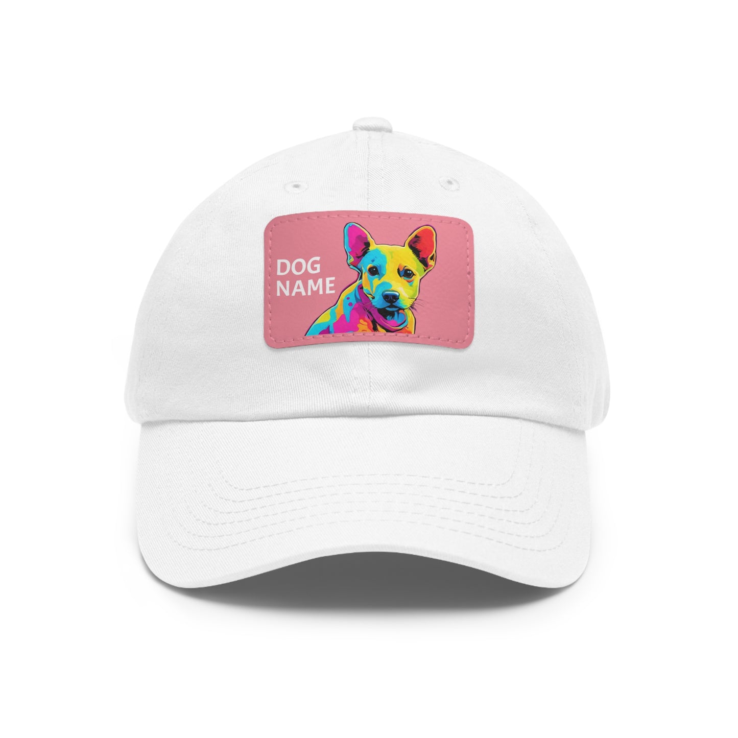 Pigbull Dog Hat Sportswear Cap Pigbull Pop Art Hat Dad Hat with Patch (Rectangle) Baseball Cap Pigbull Cap Pigbull Hat Pigbull Dog Hat Pigbull Dog Cap