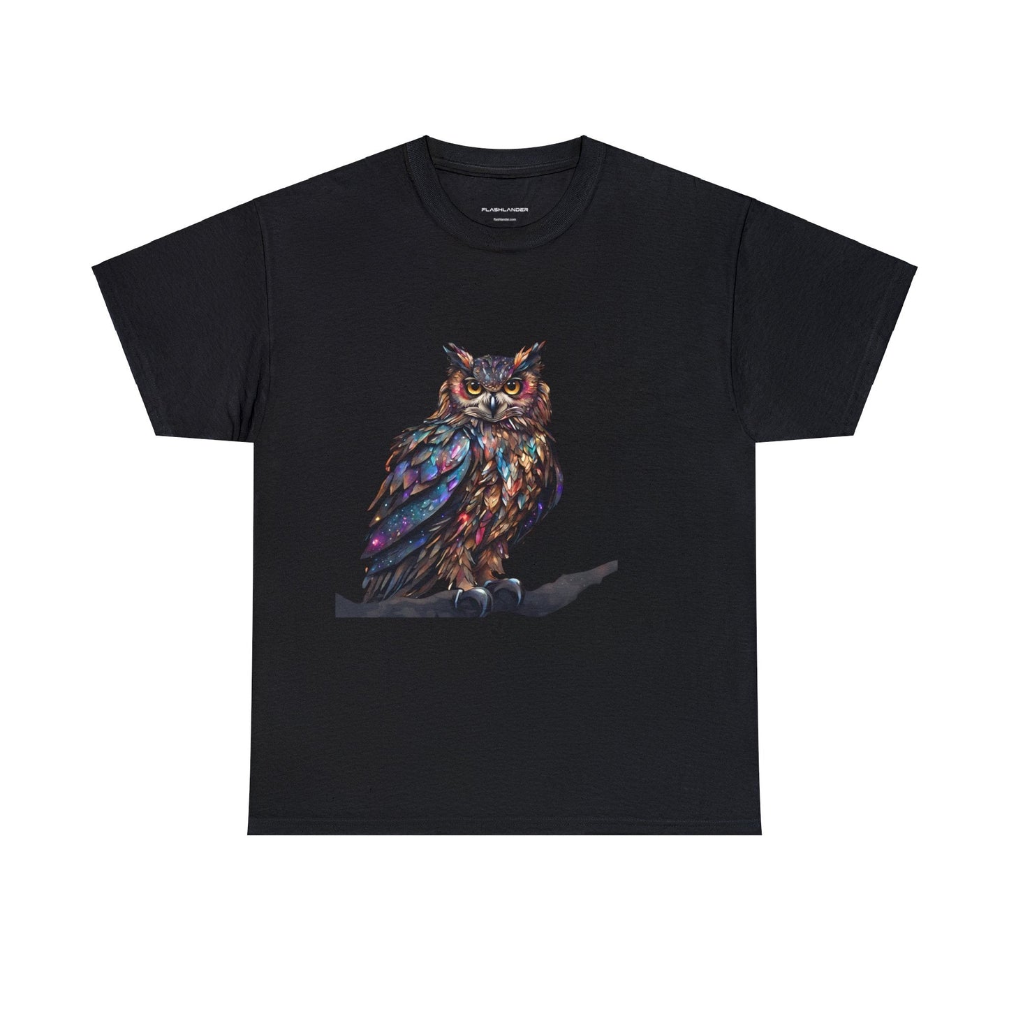 Owl Shirt Unisex Heavy Cotton Tee Flashlander