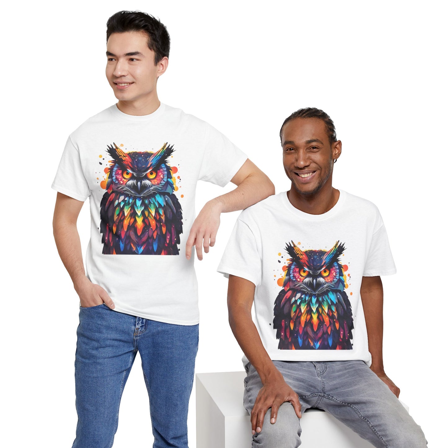 Owl Feathered Symphony Flashlander Gym Shirt