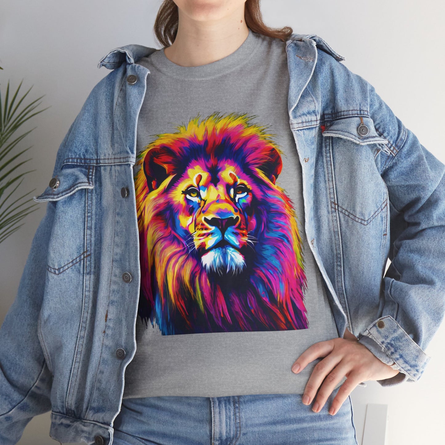 Lion Art Pop T-Shirt Flashlander