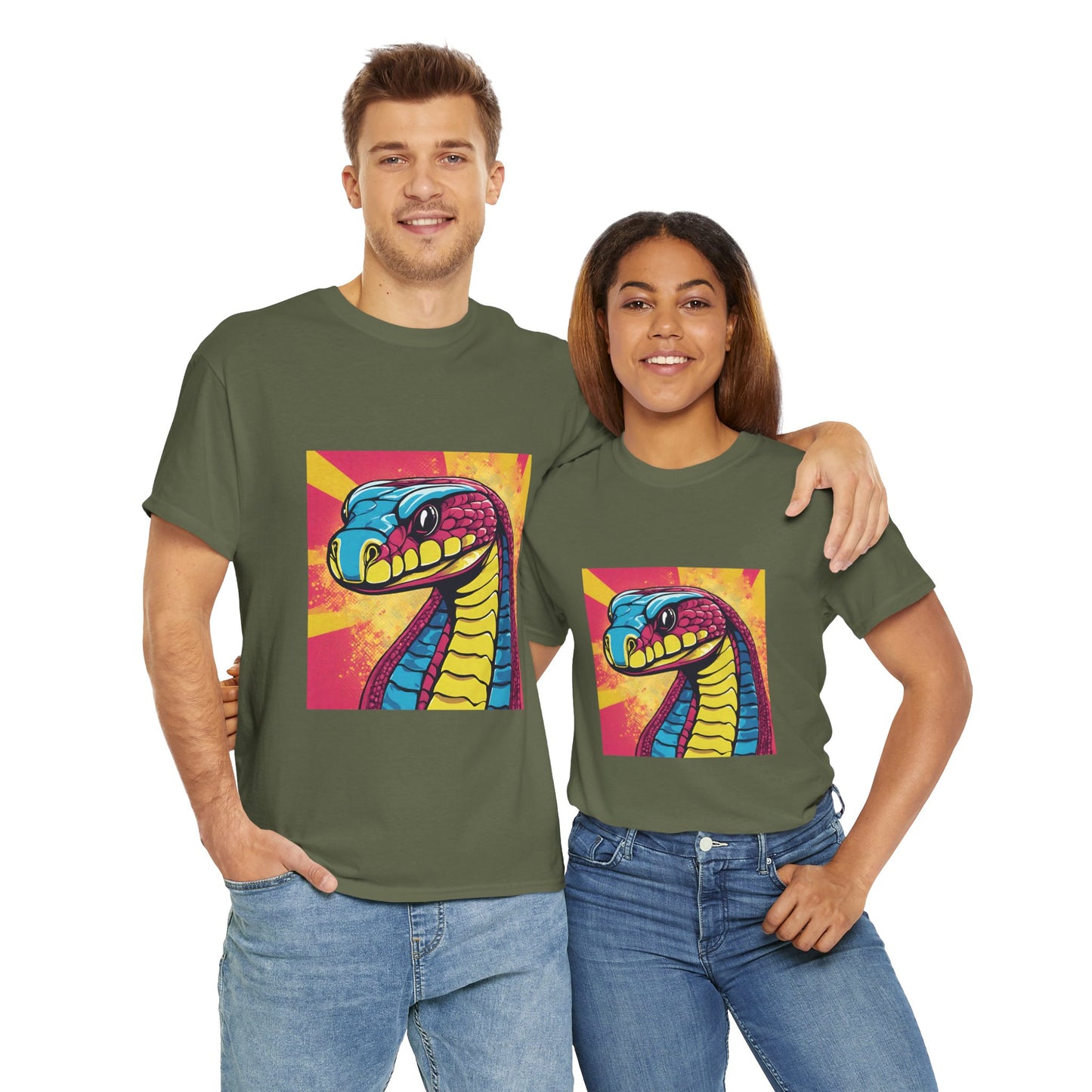 Cobra Snake Pop Art - Flashlander Gym Shirt