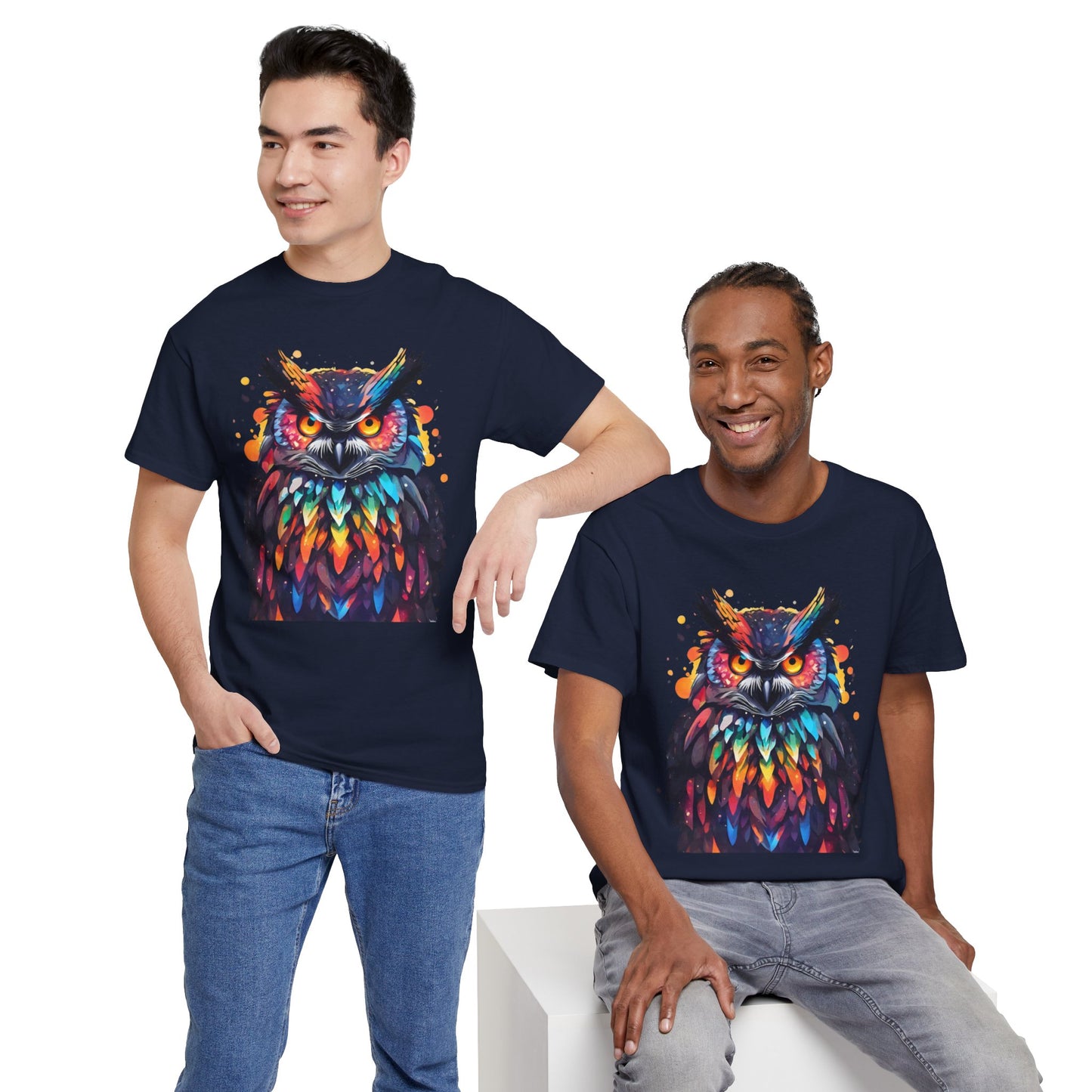 Owl Feathered Symphony Flashlander Gym Shirt