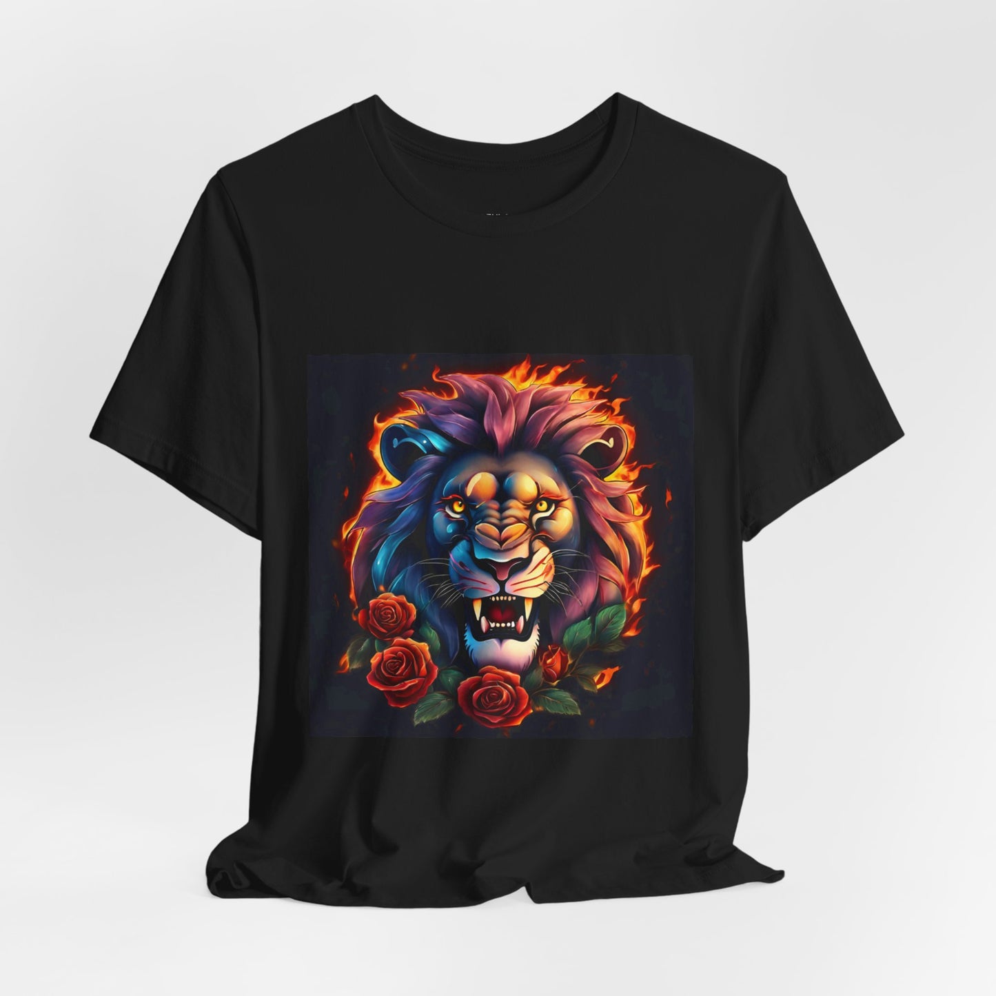 Brave Lion Flames Flashlander Gym Shirt